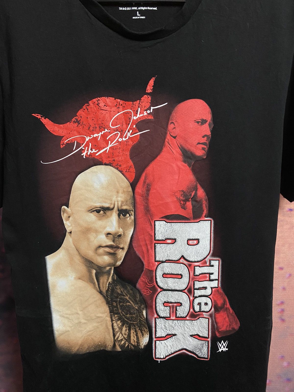 Vintage × WWE Vintage The Rock streetwear wwe tee Size US M / EU 48-50 / 2 - 3 Thumbnail