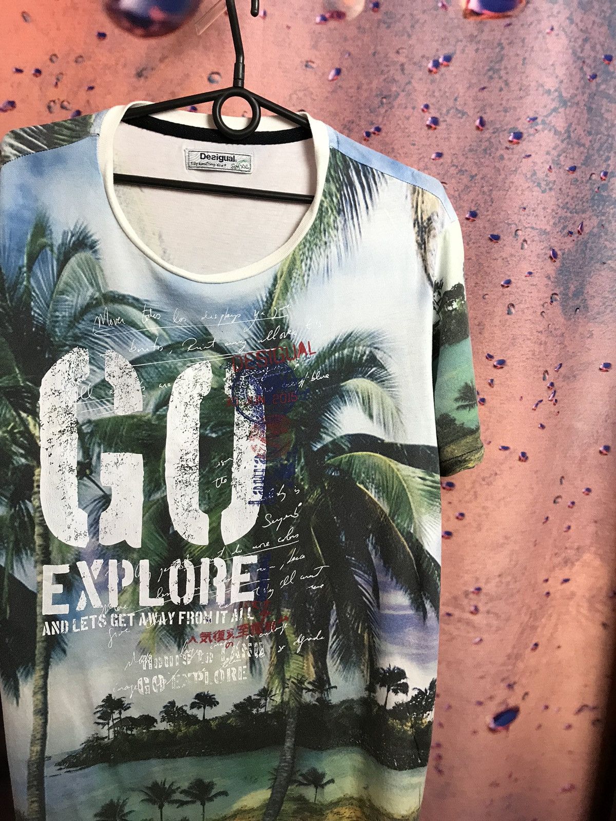 Desigual Desigual luxury streetwear tee Size US XL / EU 56 / 4 - 1 Thumbnail