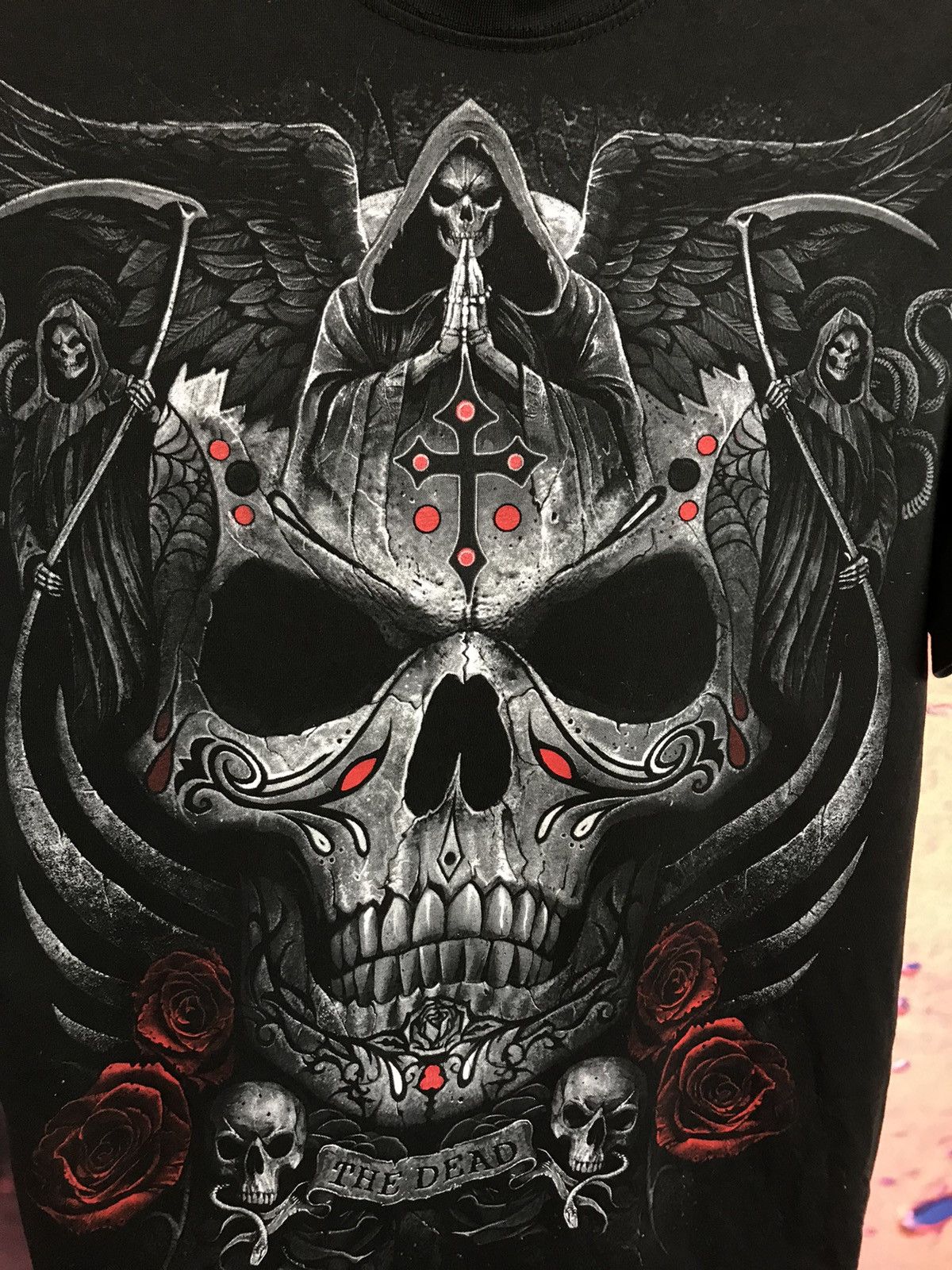 Band Tees Vintage Skull skeleton logo band streetwear tee Size US M / EU 48-50 / 2 - 3 Thumbnail