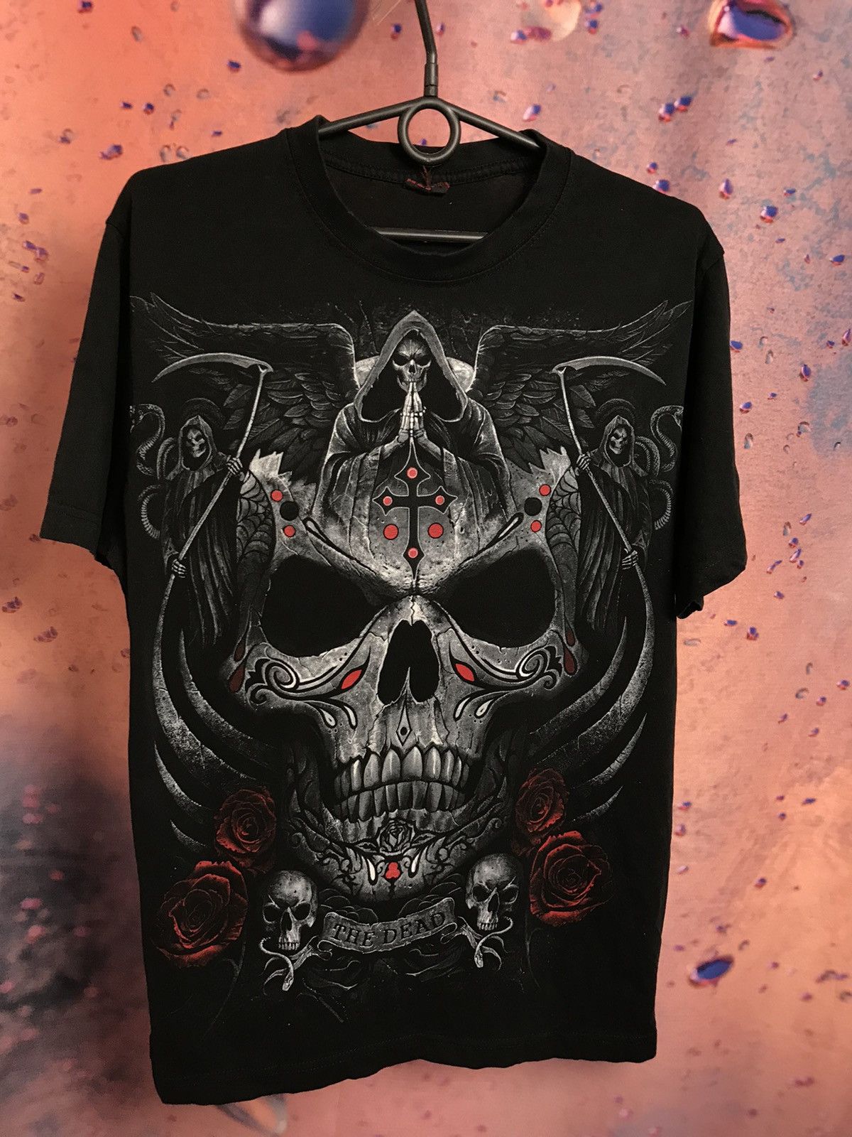 Band Tees Vintage Skull skeleton logo band streetwear tee Size US M / EU 48-50 / 2 - 2 Thumbnail