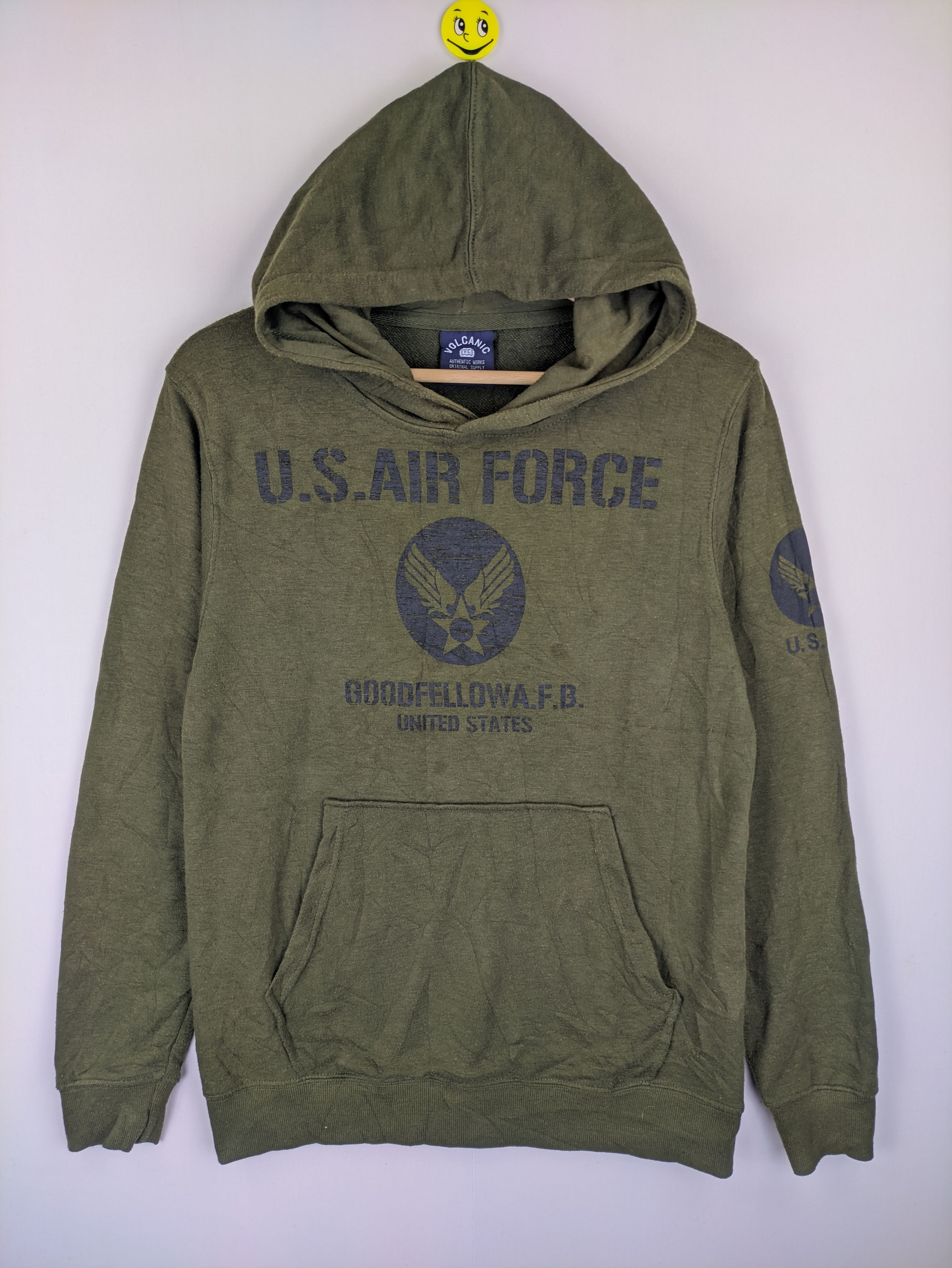 image of Military x US Air Force Stealshoodie Pullover Us Air Force By Volcanic in Dark Green (Size Medium)
