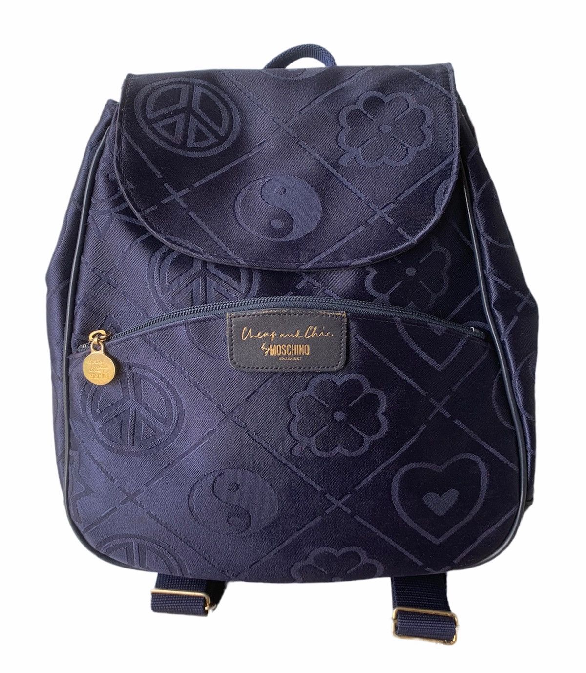 Moschino × Vintage ❤️‍🔥SENDOFFERS❤️‍🔥 Authentic Moschino Backpack Bag Size ONE SIZE - 2 Thumbnail