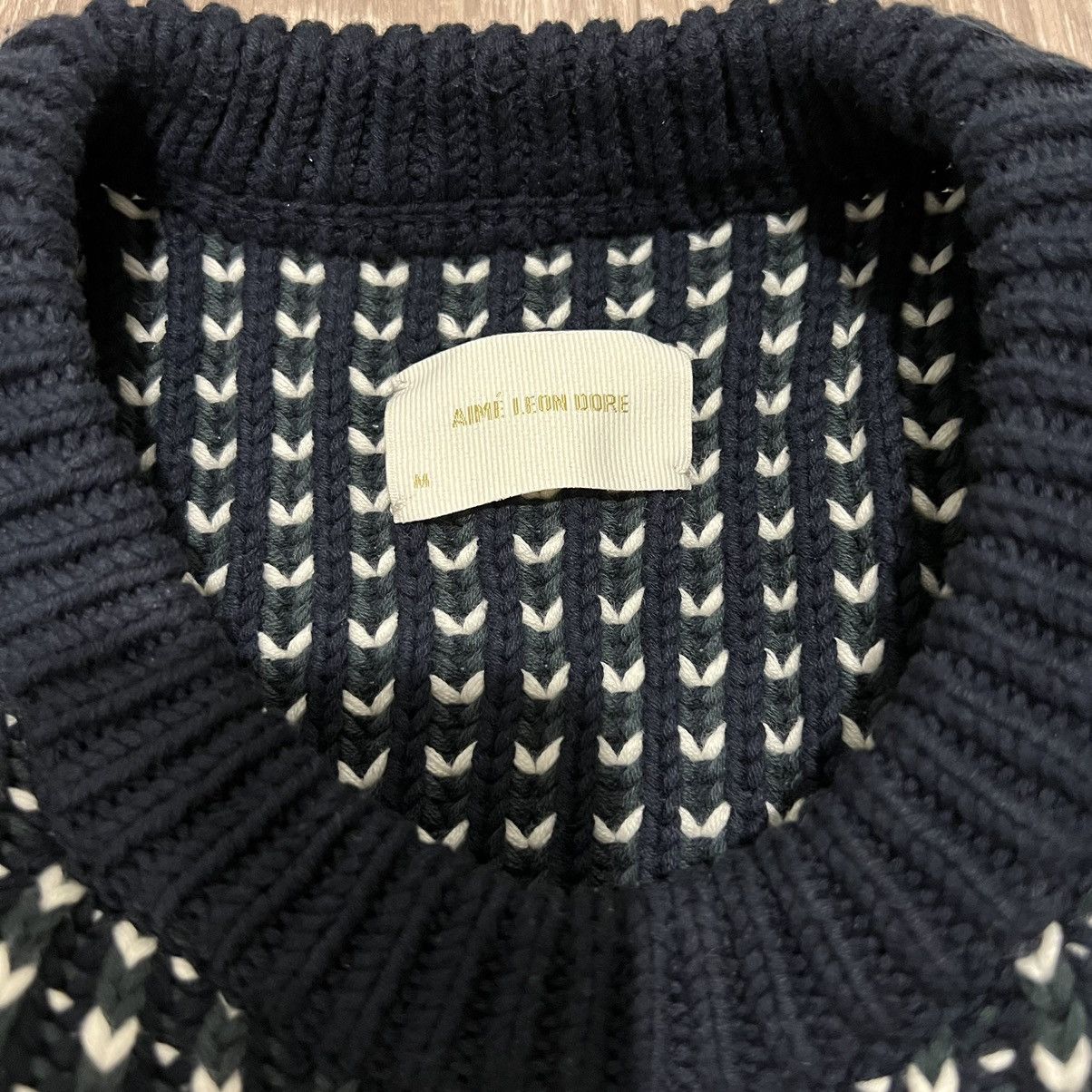 Aime Leon Dore Aime Leon Dore Waffle Knit Sweater Size US M / EU 48-50 / 2 - 3 Thumbnail