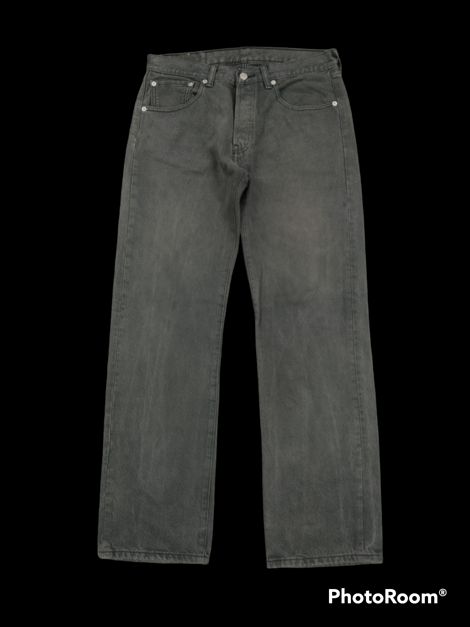 Levi's Vintage Clothing VINTAGE 2000s LEVIS 501 BLACK FADED DENIM PANTS Size US 30 / EU 46 - 1 Thumbnail