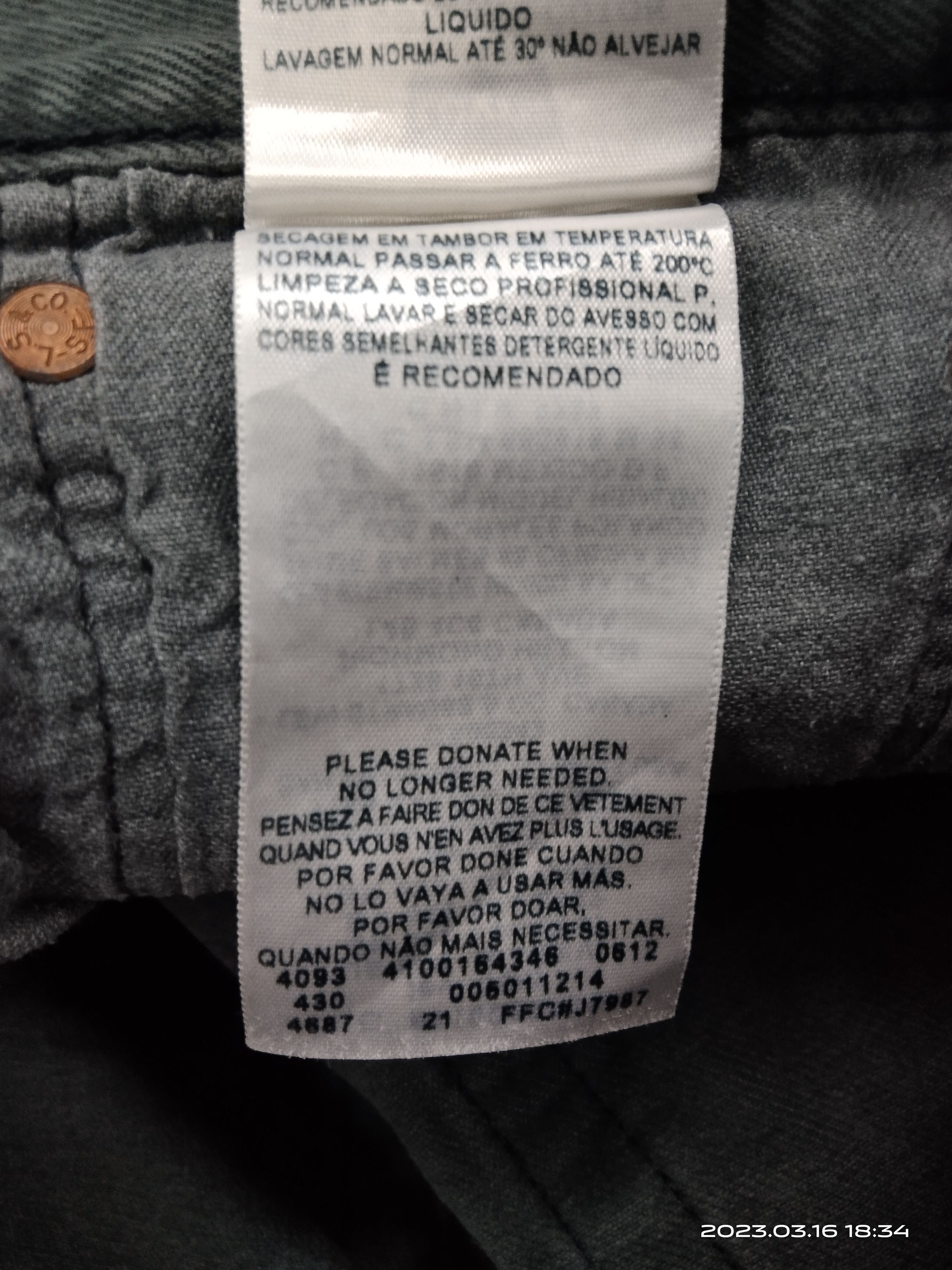 Levi's Vintage Clothing VINTAGE 2000s LEVIS 501 BLACK FADED DENIM PANTS Size US 30 / EU 46 - 7 Thumbnail