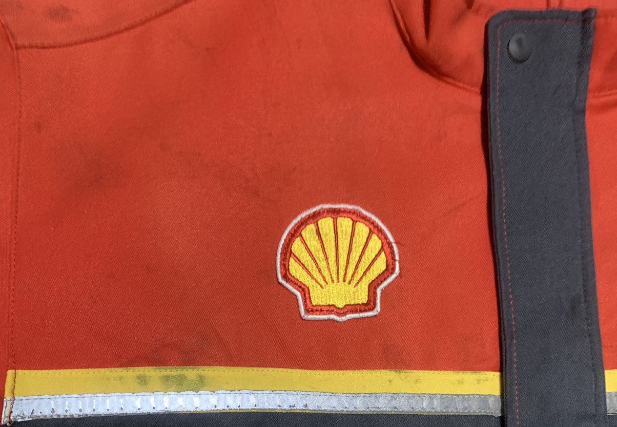 Ferrari Vintage 90s Ferrari Shell Helix Workwear Jacket Size US L / EU 52-54 / 3 - 3 Thumbnail