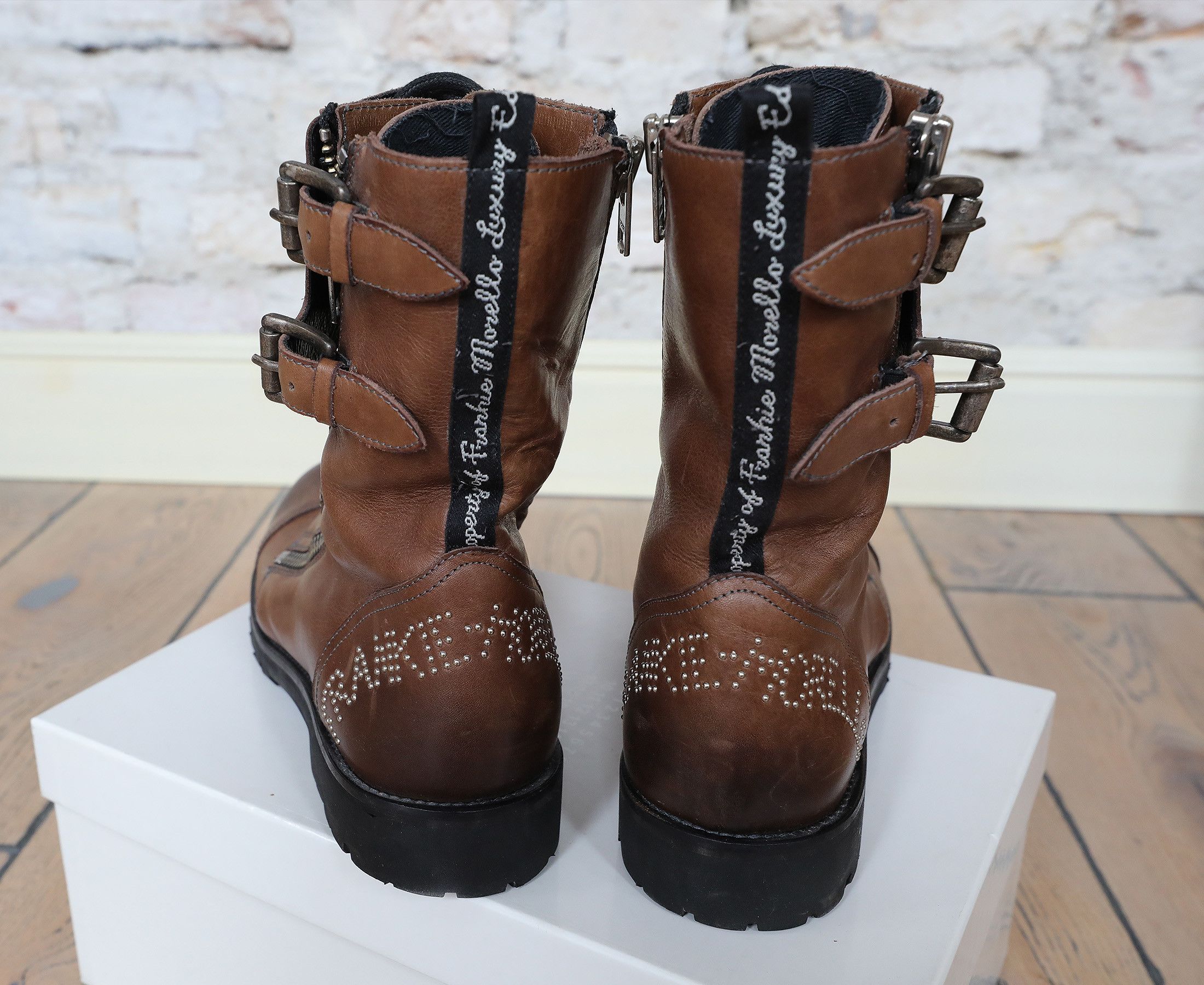 Frankie Morello RARE FRANKIE MORELLO COMBAT BOOTS Size US 9 / EU 42 - 4 Thumbnail