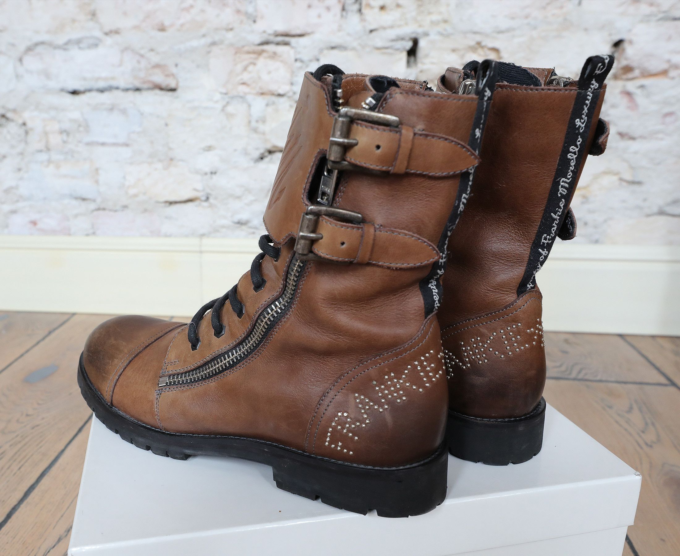 Frankie Morello RARE FRANKIE MORELLO COMBAT BOOTS Size US 9 / EU 42 - 5 Thumbnail