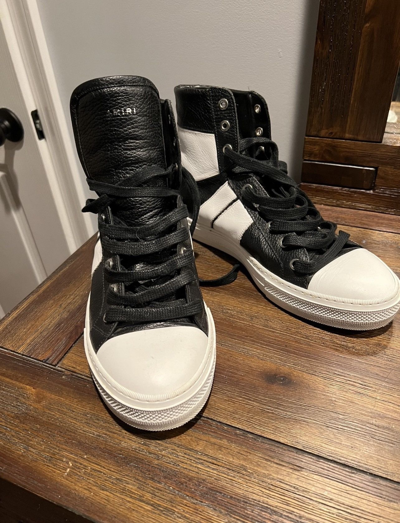 Amiri Amiri Sunset leather High-Top Sneakers Size US 9 / EU 42 - 1 Thumbnail