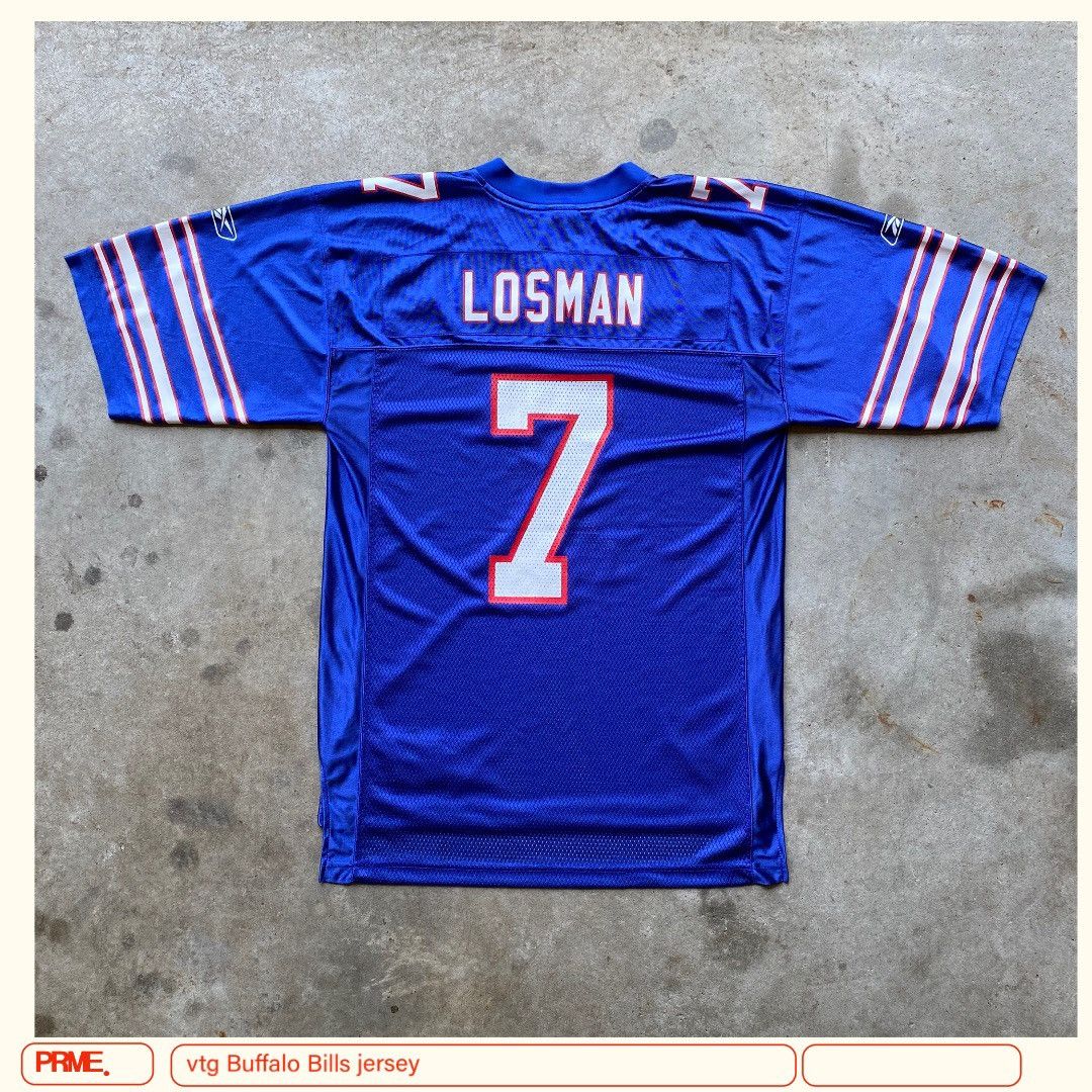 Reebok vintage Y2K NFL REEBOK BUFFALO BILLS Losman spellout jersey Size US XL / EU 56 / 4 - 4 Thumbnail