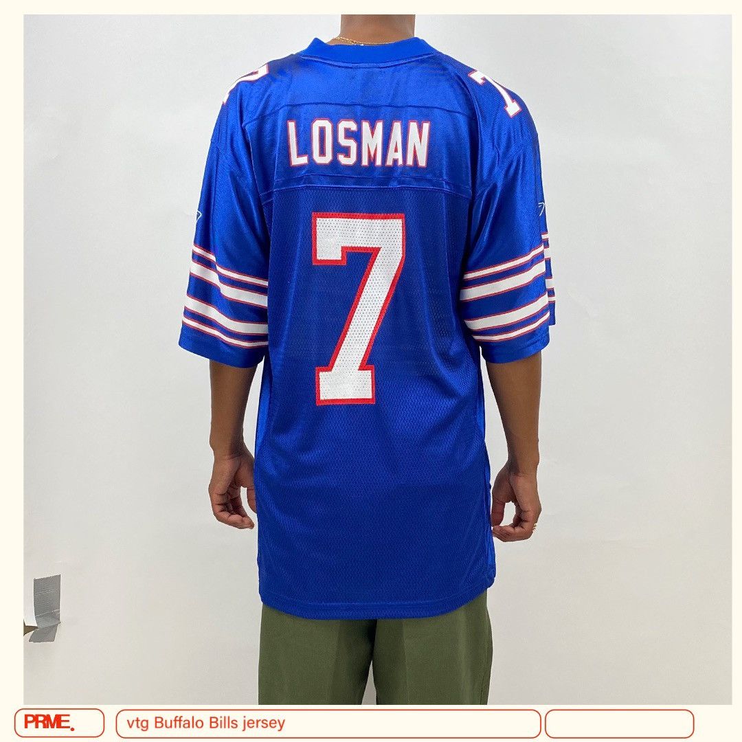 Reebok vintage Y2K NFL REEBOK BUFFALO BILLS Losman spellout jersey Size US XL / EU 56 / 4 - 3 Thumbnail
