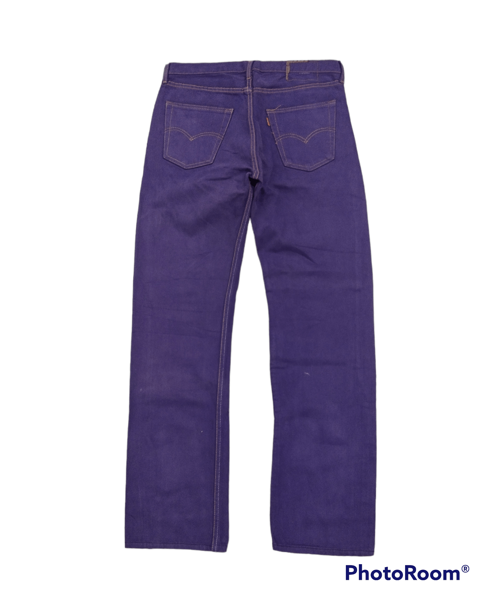 Levi's Vintage Clothing 90s LEVIS 501 PURPLE DENIM PANTS Size US 31 - 2 Thumbnail