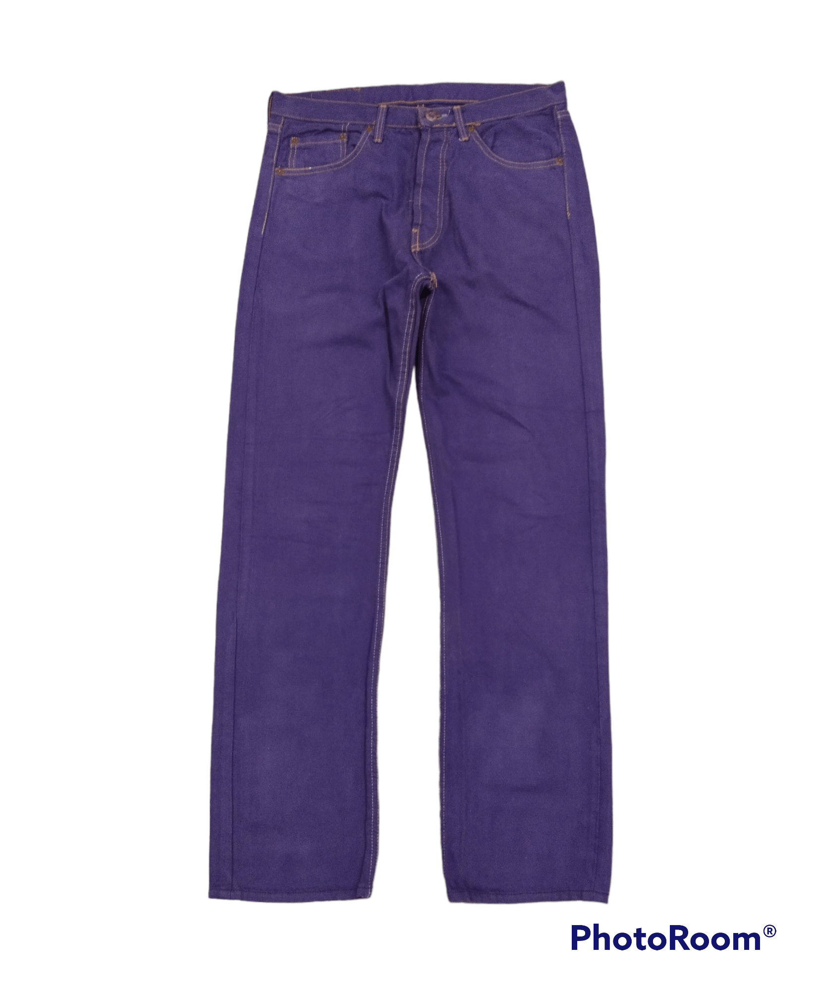 image of Levis Vintage Clothing x Vintage 90's Levis 501 Purple Denim Pants, Men's (Size 31)