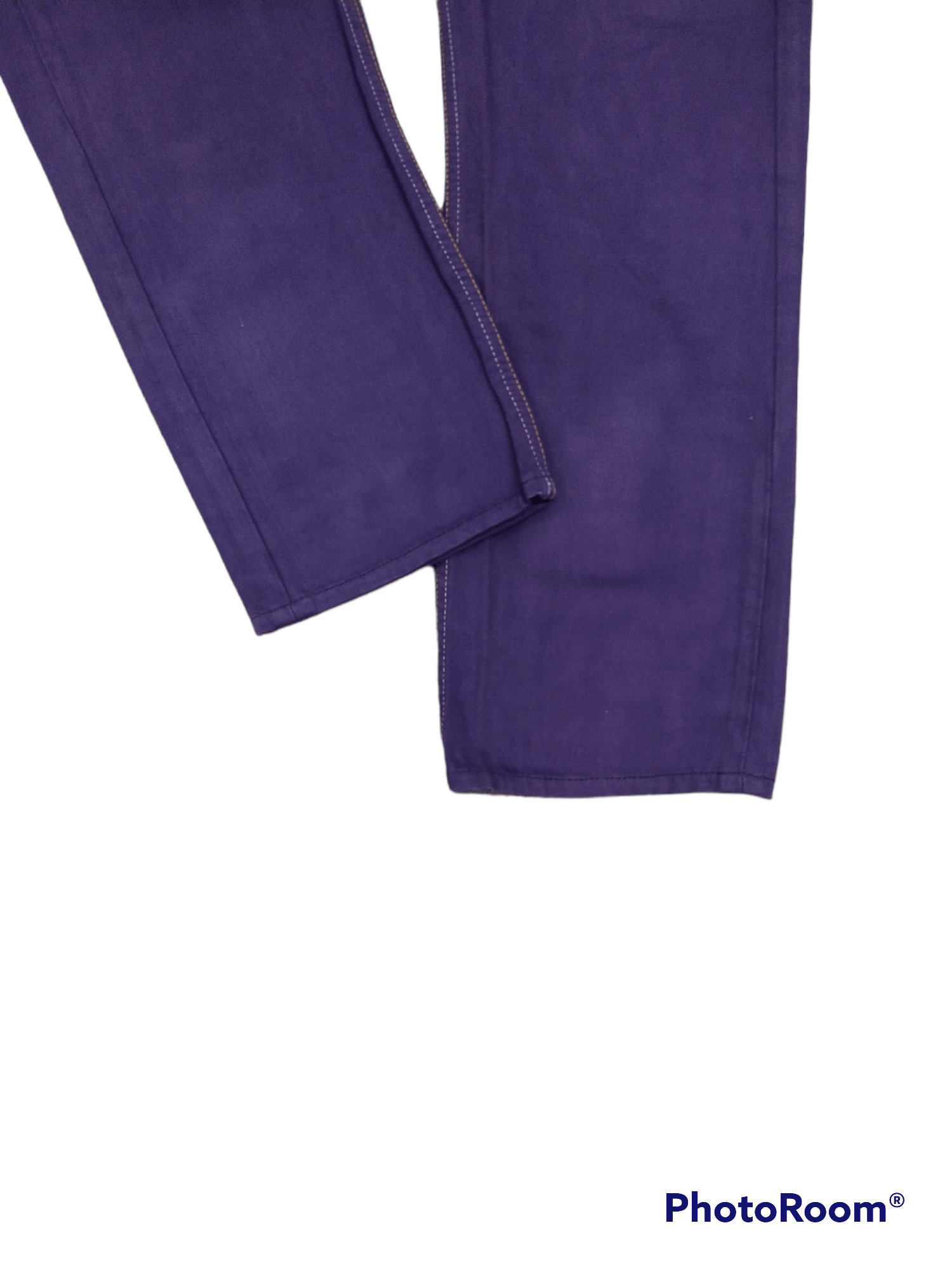 Levi's Vintage Clothing 90s LEVIS 501 PURPLE DENIM PANTS Size US 31 - 6 Thumbnail