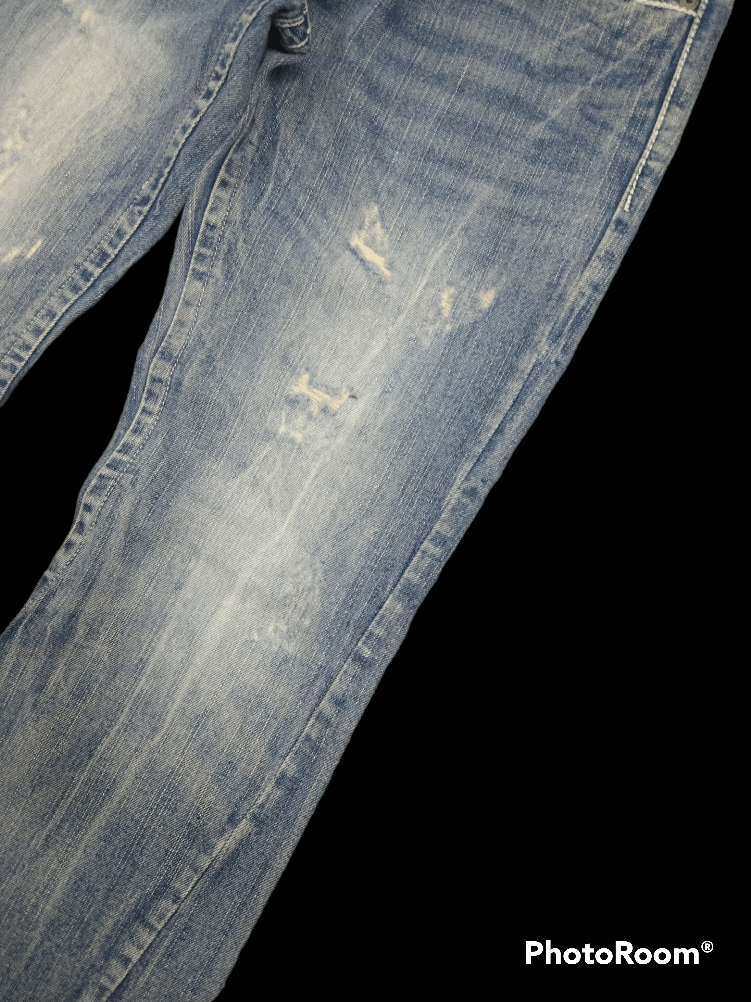 Japanese Brand FLARE🔥DISTRESSED RIPED RARE TWIST SORRIDERE DENIM PANTS Size US 31 - 6 Thumbnail