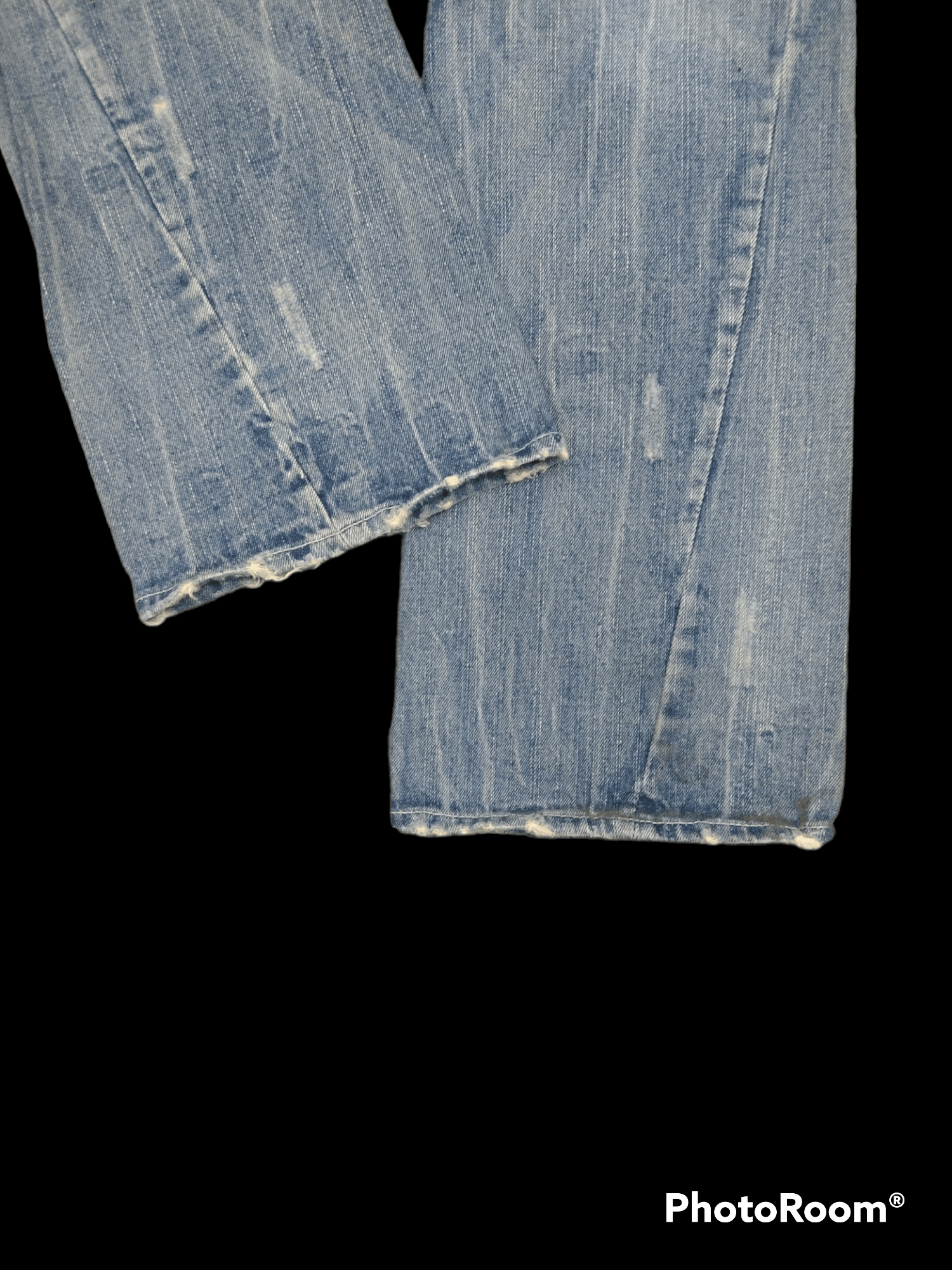 Japanese Brand FLARE🔥DISTRESSED RIPED RARE TWIST SORRIDERE DENIM PANTS Size US 31 - 7 Thumbnail