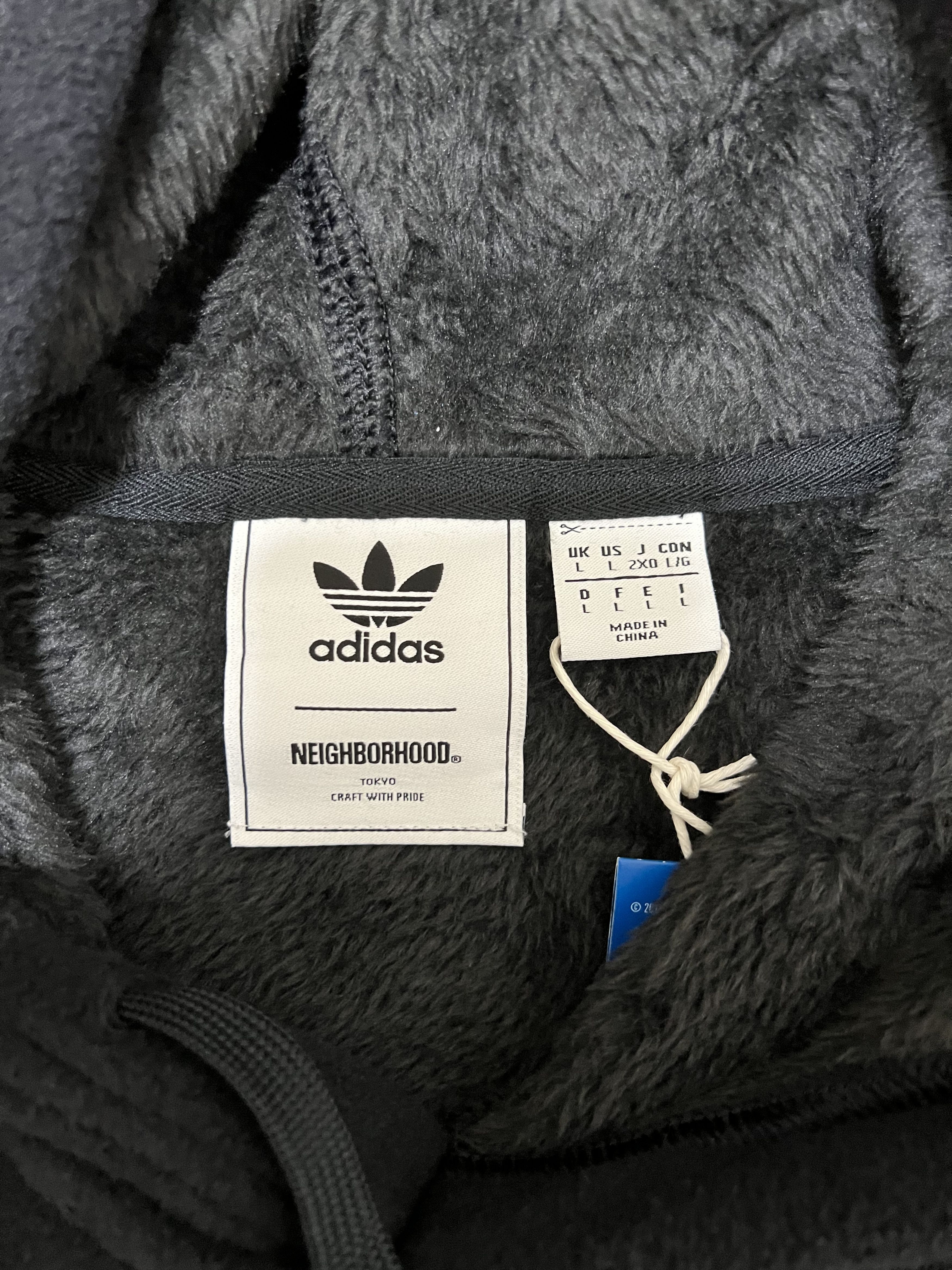 Adidas × Neighborhood 💚 FW18 Neighborhood x Adidas Tokyo Fleece Hoodie NEW Size US L / EU 52-54 / 3 - 5 Thumbnail