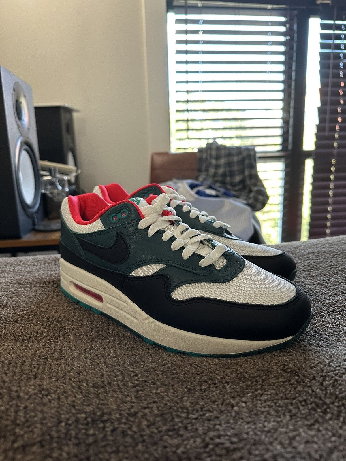 image of Nike “Lebron James Liverpool F.c.” Air Max 1 Shoes, Men's (Size 8)