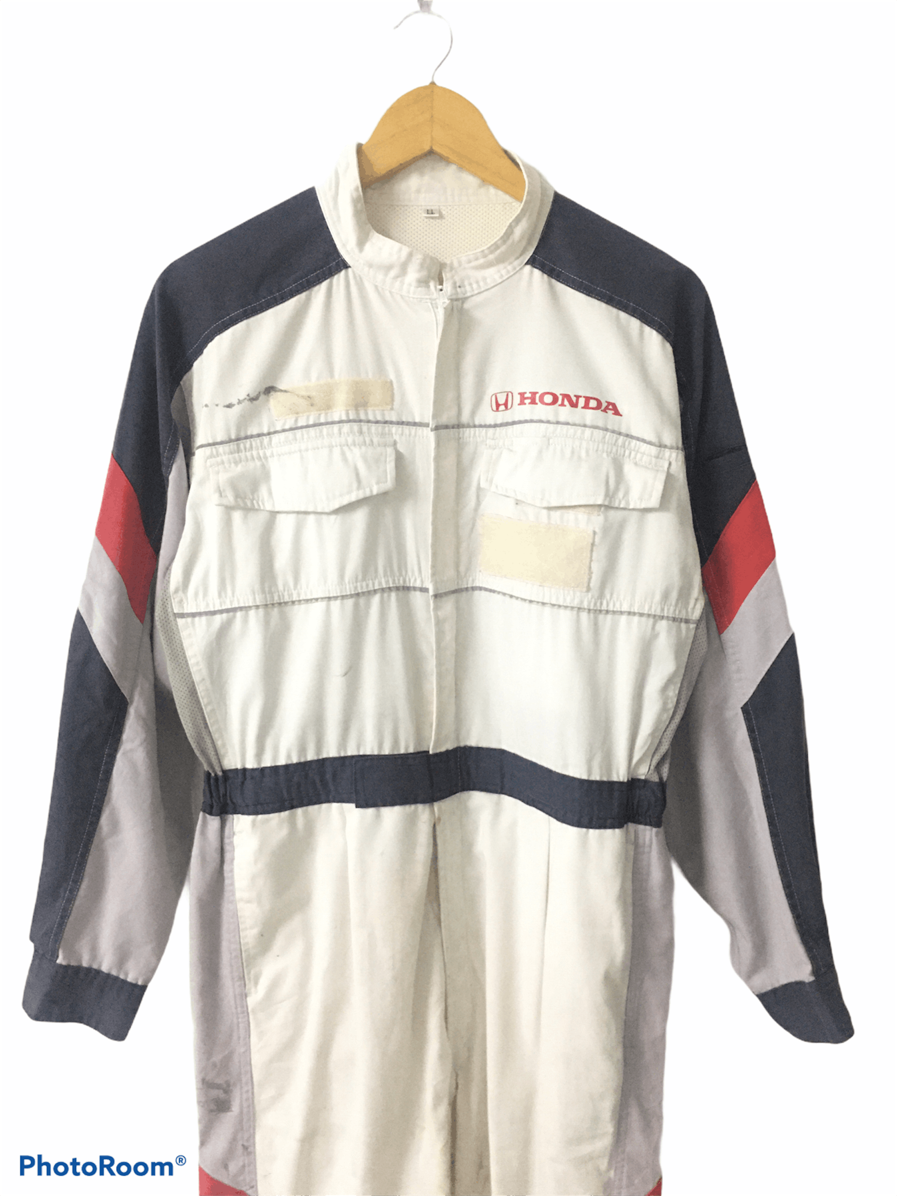 Honda × Japanese Brand × Vintage Rare Vintage Honda Coverall / Workers / Made in Japan Size US 32 / EU 48 - 5 Thumbnail
