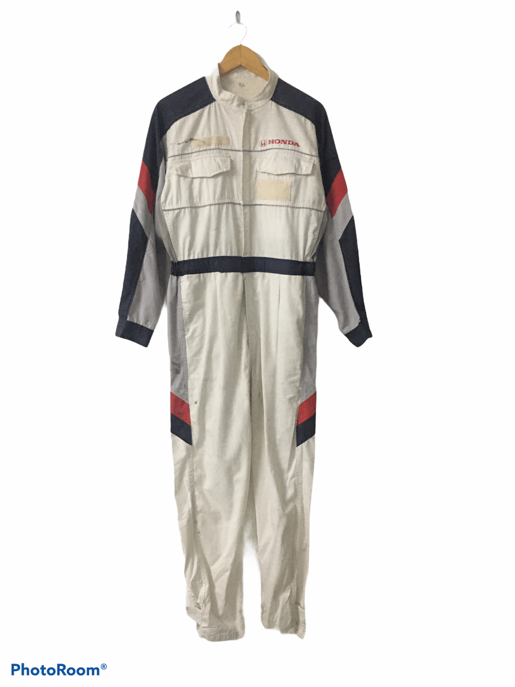 Honda × Japanese Brand × Vintage Rare Vintage Honda Coverall / Workers / Made in Japan Size US 32 / EU 48 - 4 Thumbnail