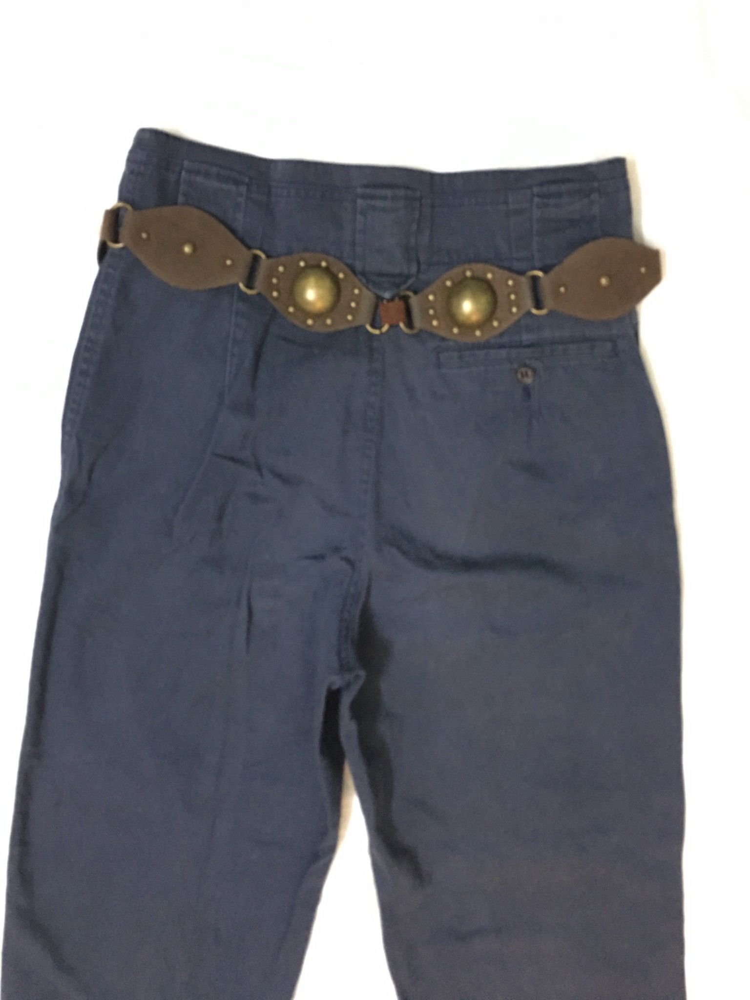 Issey Miyake RaRe Vintage Issey Miyake Pant With Leather accessories Size US 29 - 5 Thumbnail