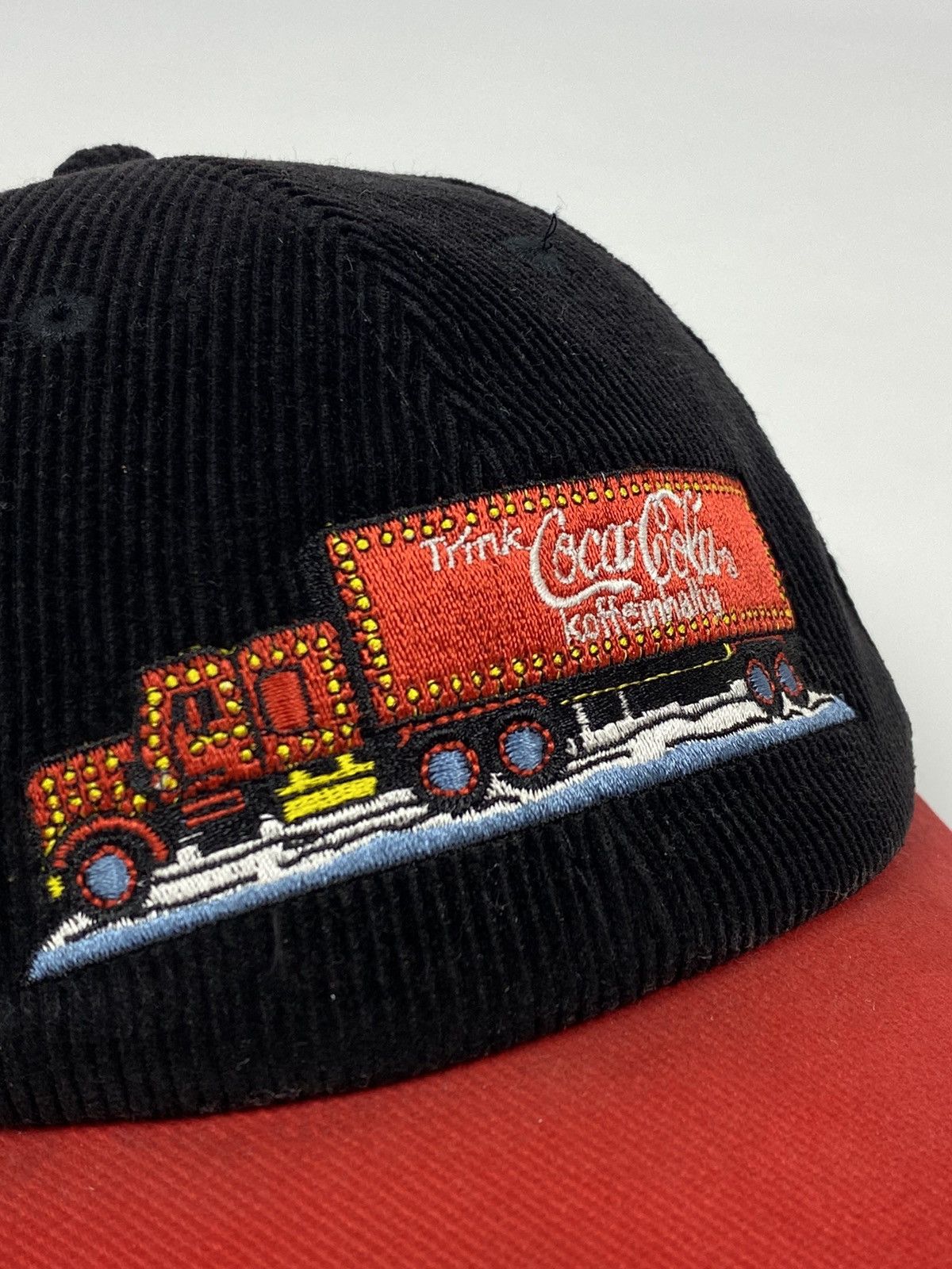 Vintage Vintage Coca Cola Corduroy Snap Back Cap Size ONE SIZE - 7 Thumbnail