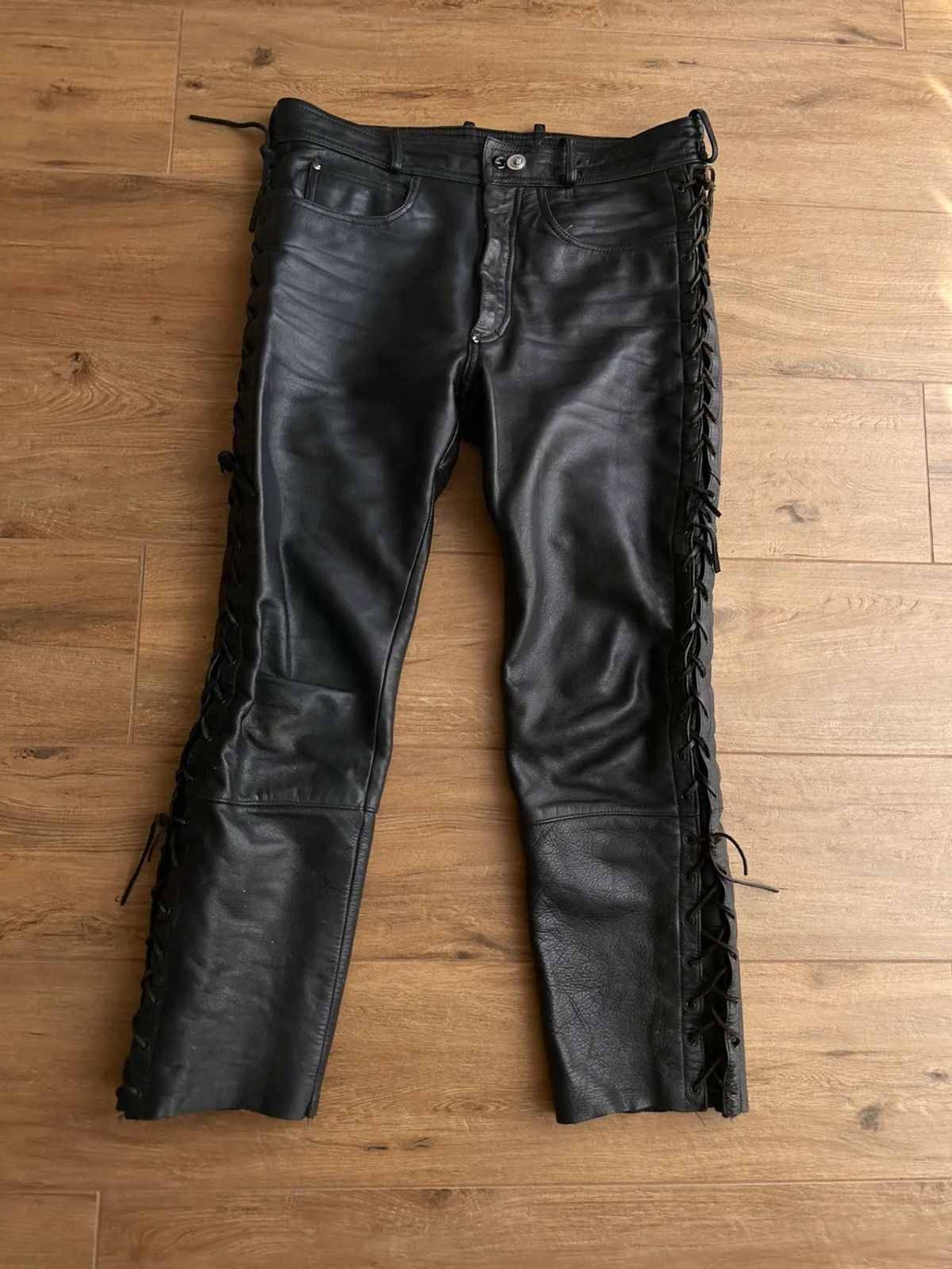 Hein Gericke × Leather × Vintage Vintage Hein Gericke Black Lace 