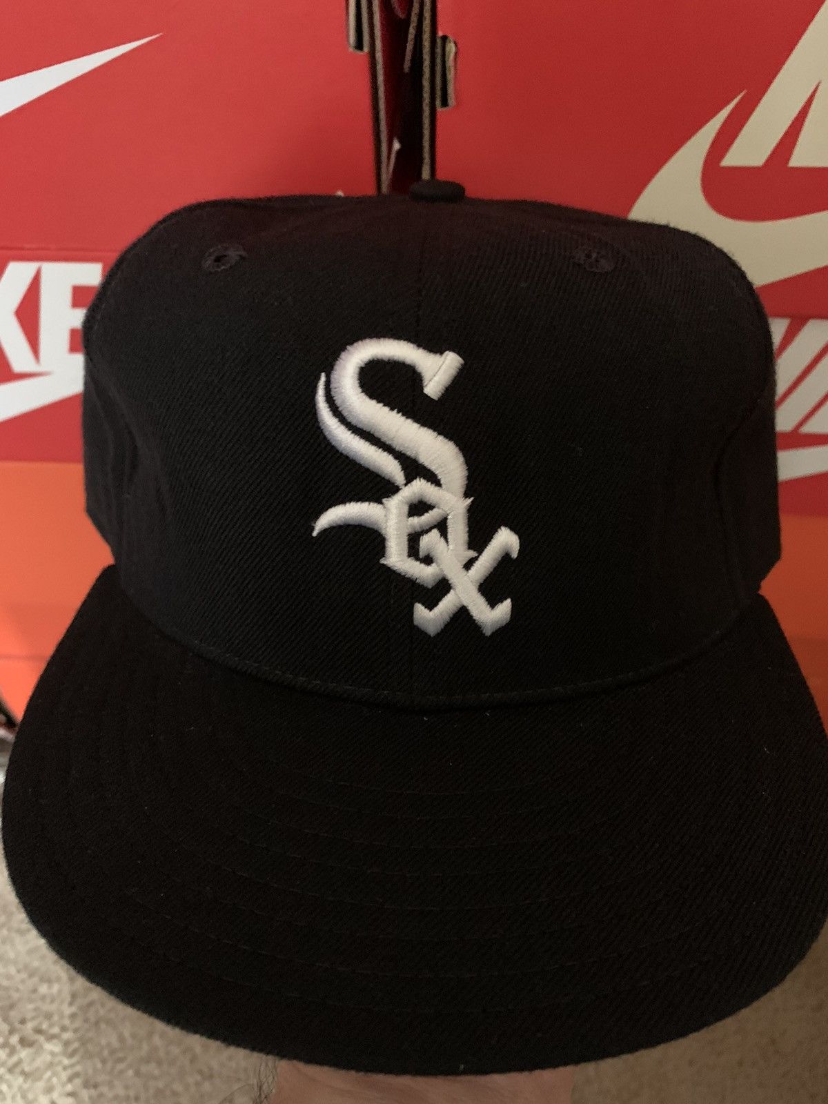Vintage New Era Chicago White Sox Fitted Hat 1/4