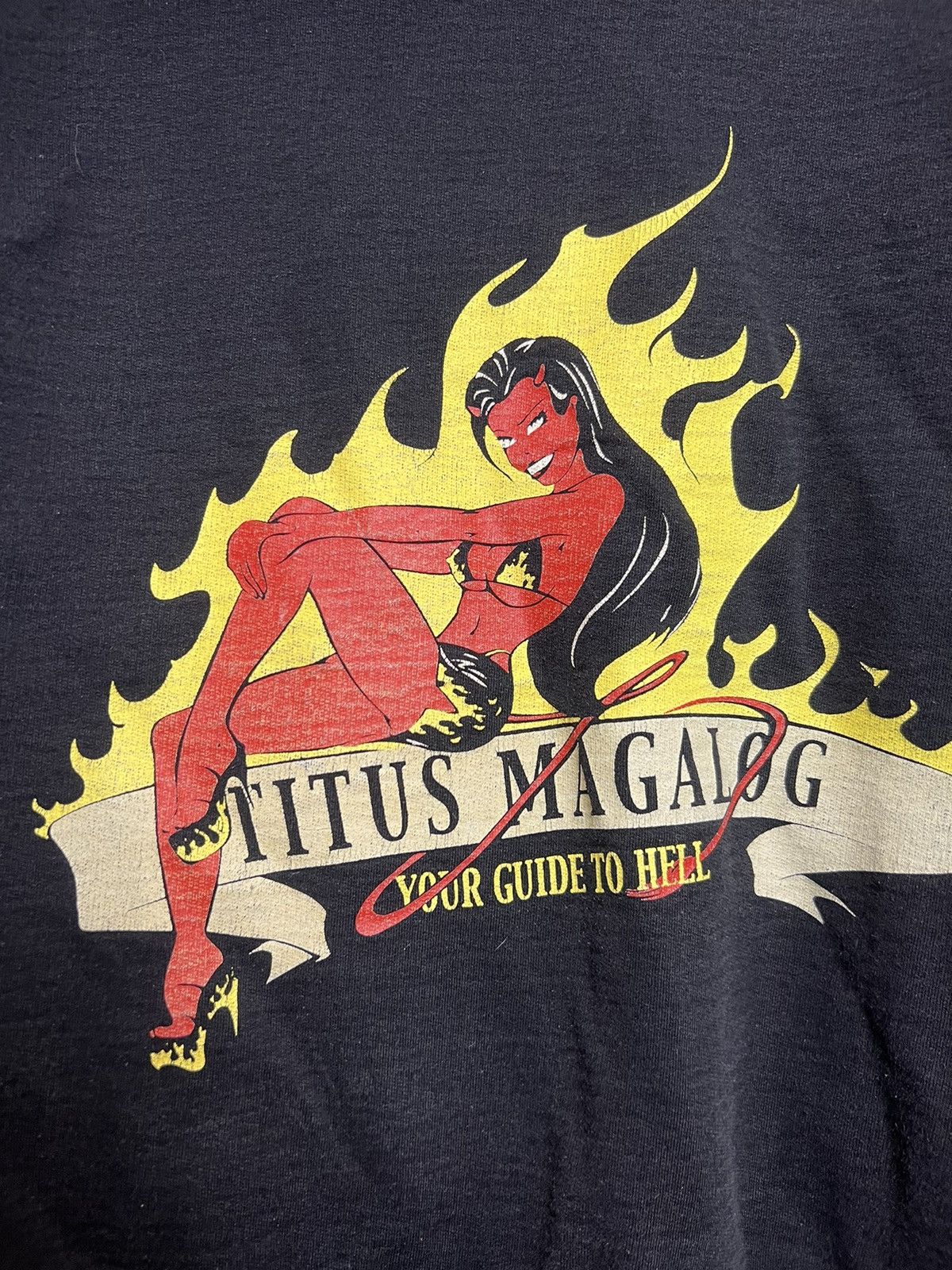 Powell Peralta Vintage 90s Titus Magalog Skateboard Devil Flames Hoodie Y2K Size US M / EU 48-50 / 2 - 3 Thumbnail