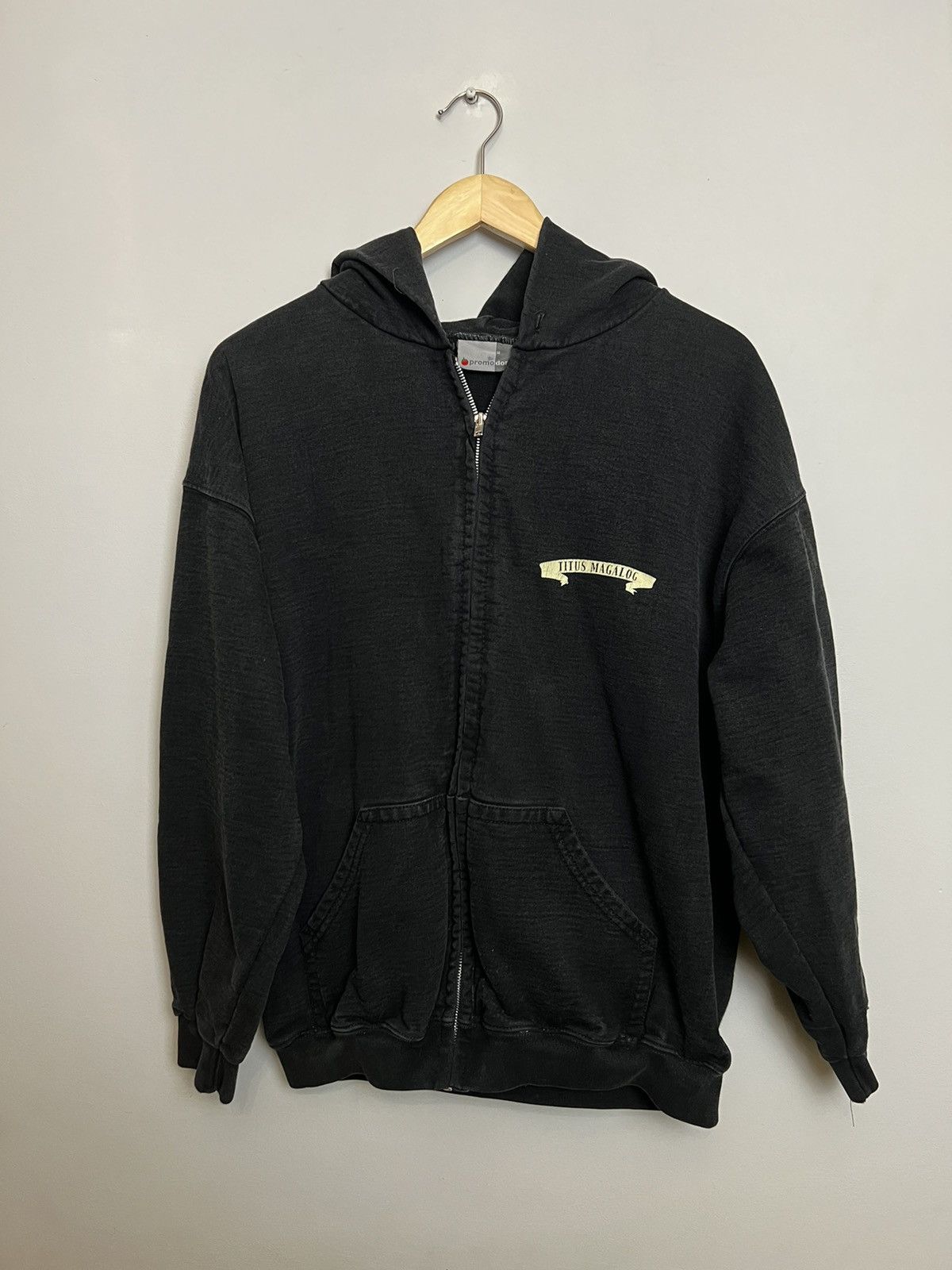 Powell Peralta Vintage 90s Titus Magalog Skateboard Devil Flames Hoodie Y2K Size US M / EU 48-50 / 2 - 2 Thumbnail