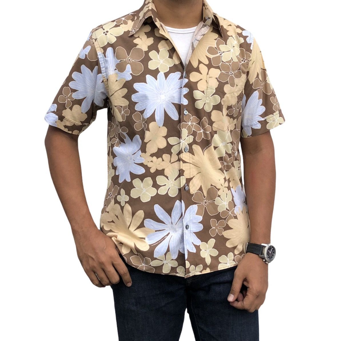 Burberry Burberry Hawaii Flora Short Sleeves Shirt Size US S / EU 44-46 / 1 - 3 Thumbnail