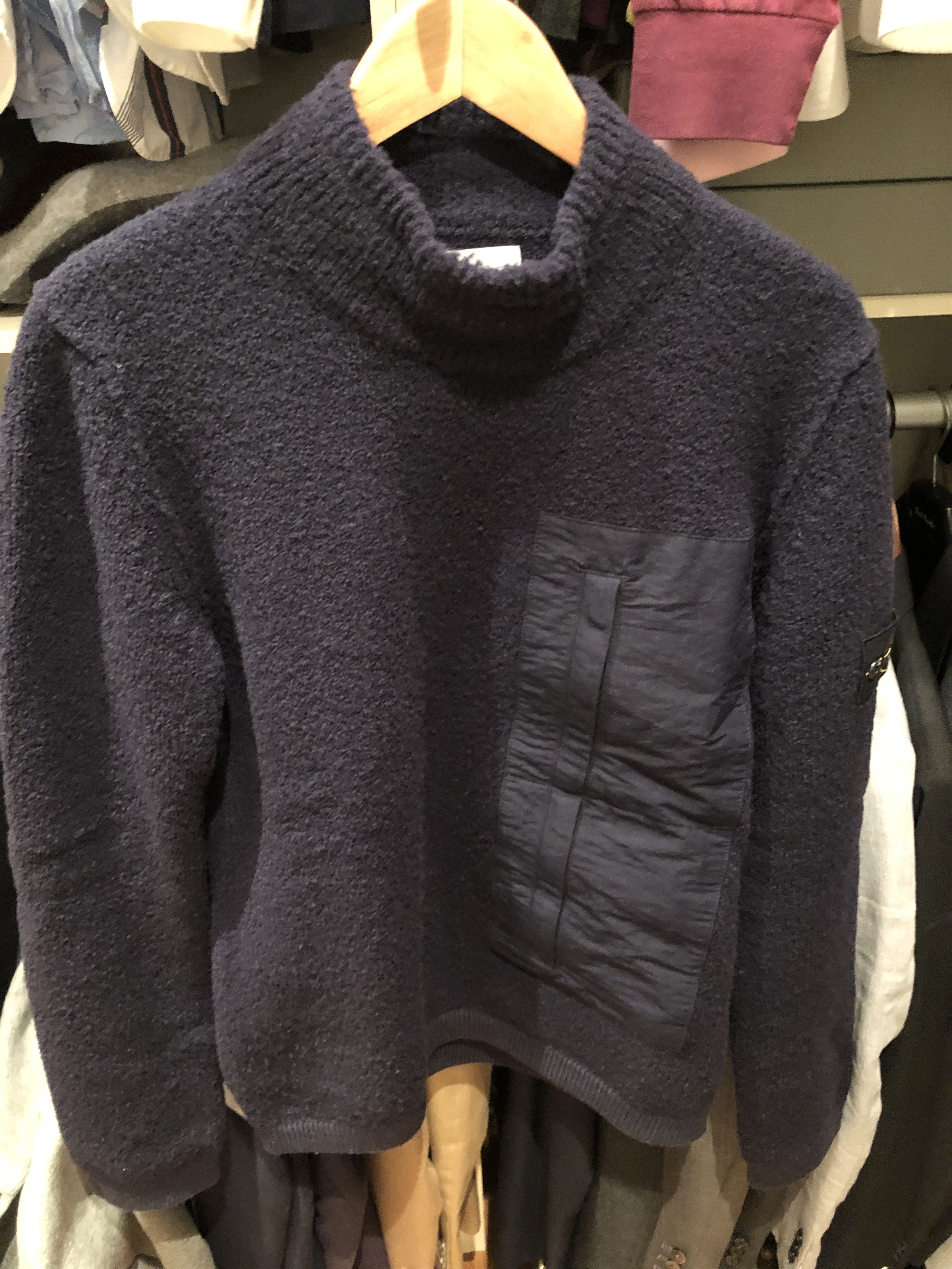 Stone Island Stone Island wool Boucle Sweater Size US L / EU 52-54 / 3 - 6 Thumbnail