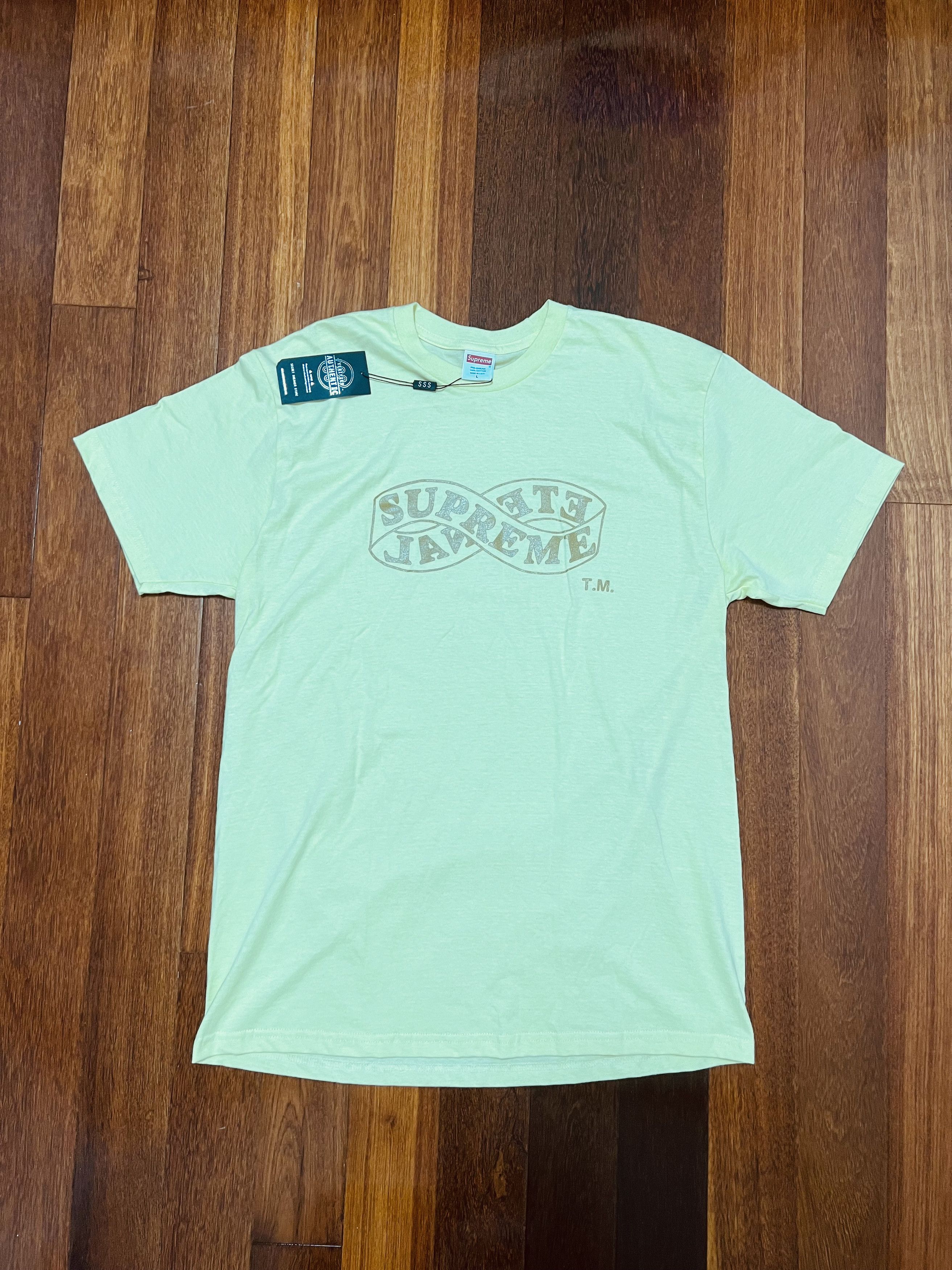 Supreme 💚 FW18 Supreme Pale Yellow Eternal Tee Large NEW Size US L / EU 52-54 / 3 - 2 Thumbnail