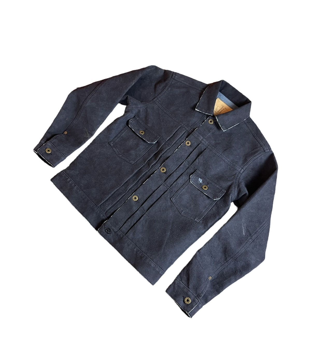 Pure Blue Japan 🔥 Japan Blue Jeans Trucker type ll Jacket Size US M / EU 48-50 / 2 - 1 Thumbnail