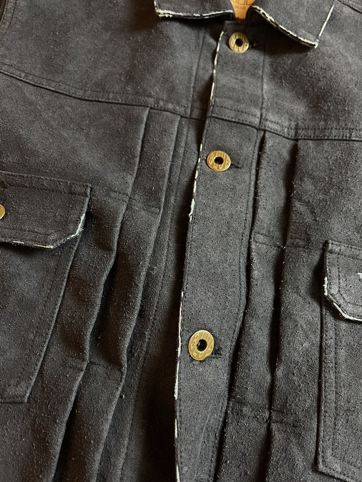 Pure Blue Japan 🔥 Japan Blue Jeans Trucker type ll Jacket Size US M / EU 48-50 / 2 - 8 Thumbnail
