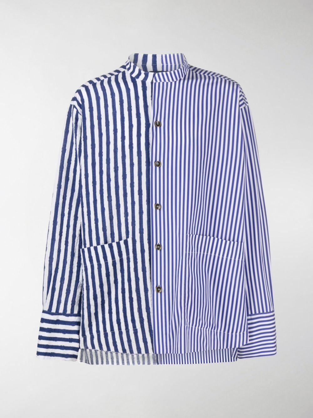 Greg Lauren × Paul & Shark Greg Lauren X Paul & Shark Oversized Contrast Striped Shirt Size US S / EU 44-46 / 1 - 2 Thumbnail