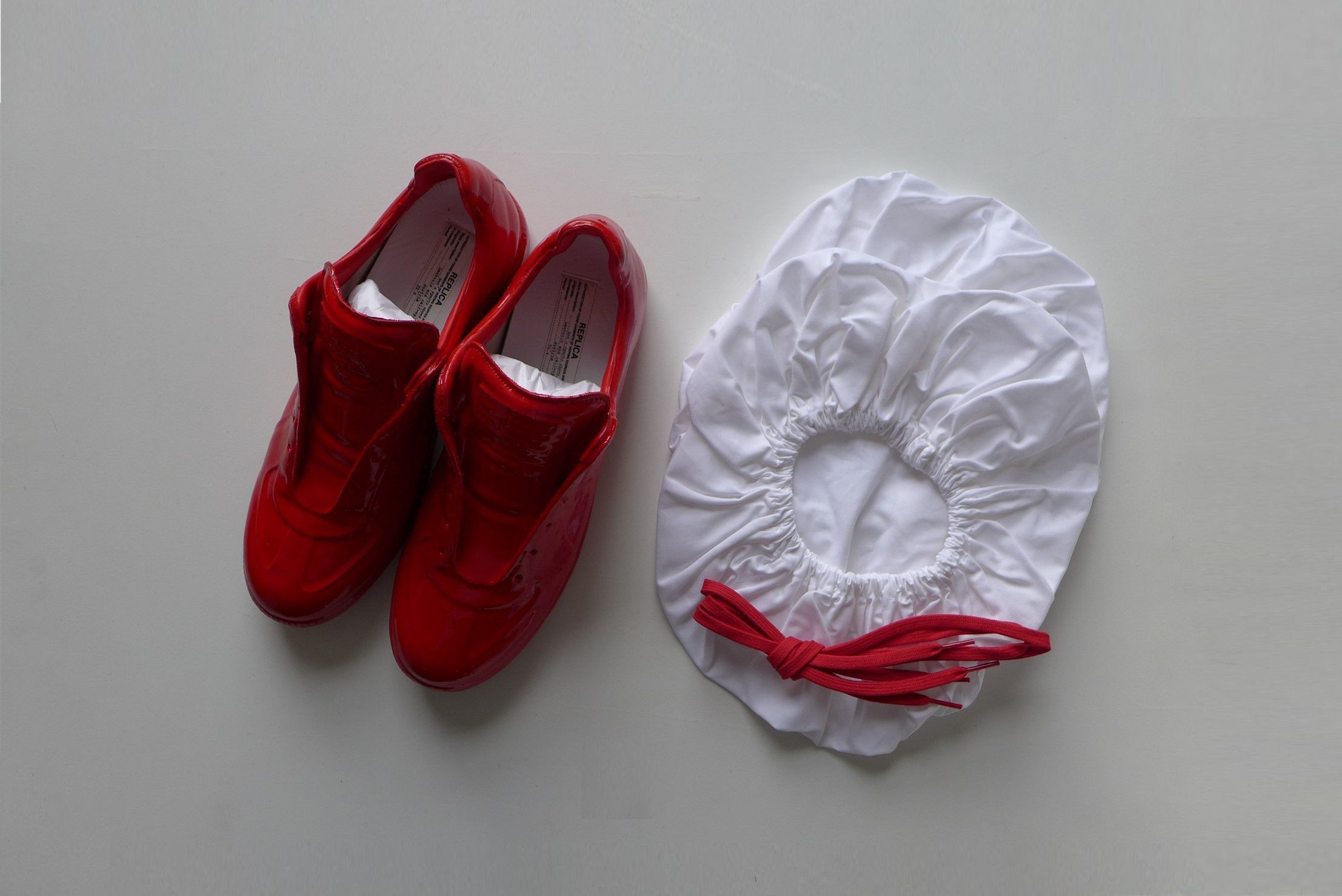 Maison Margiela Margiela Replica Dip Sneakers - Red Size US 10 / EU 43 - 13 Thumbnail