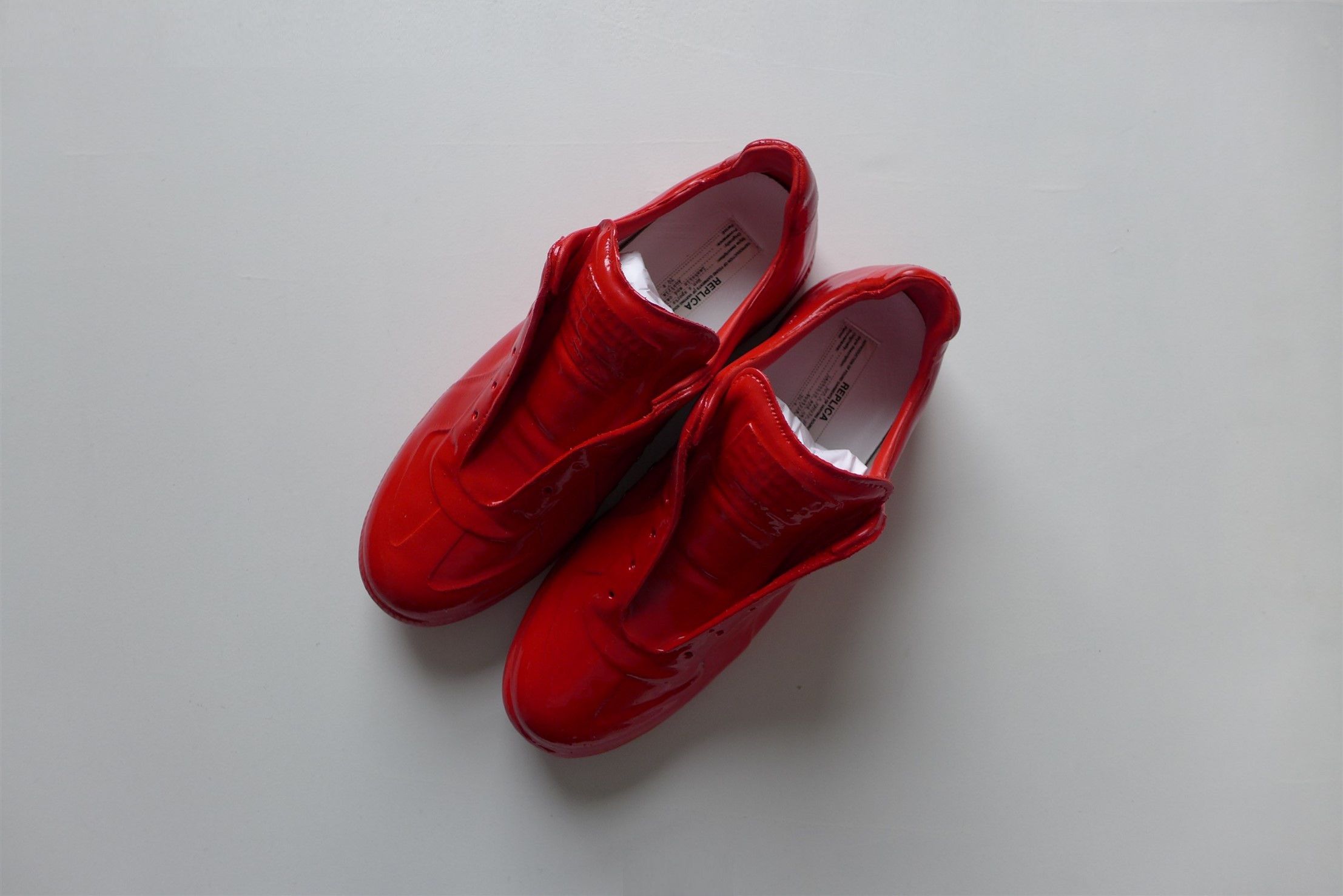Maison Margiela Margiela Replica Dip Sneakers - Red Size US 10 / EU 43 - 3 Thumbnail