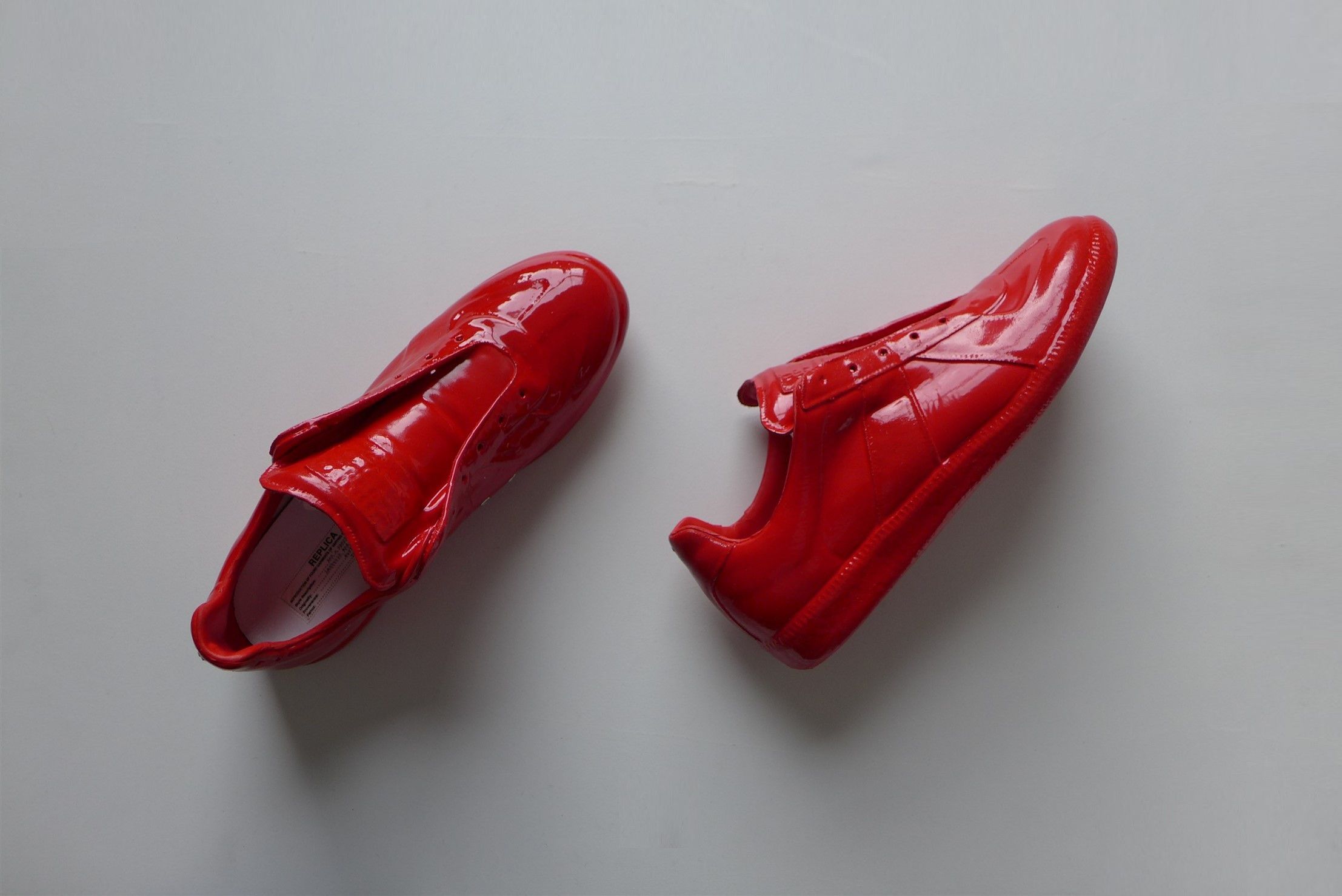 Maison Margiela Margiela Replica Dip Sneakers - Red Size US 10 / EU 43 - 6 Thumbnail