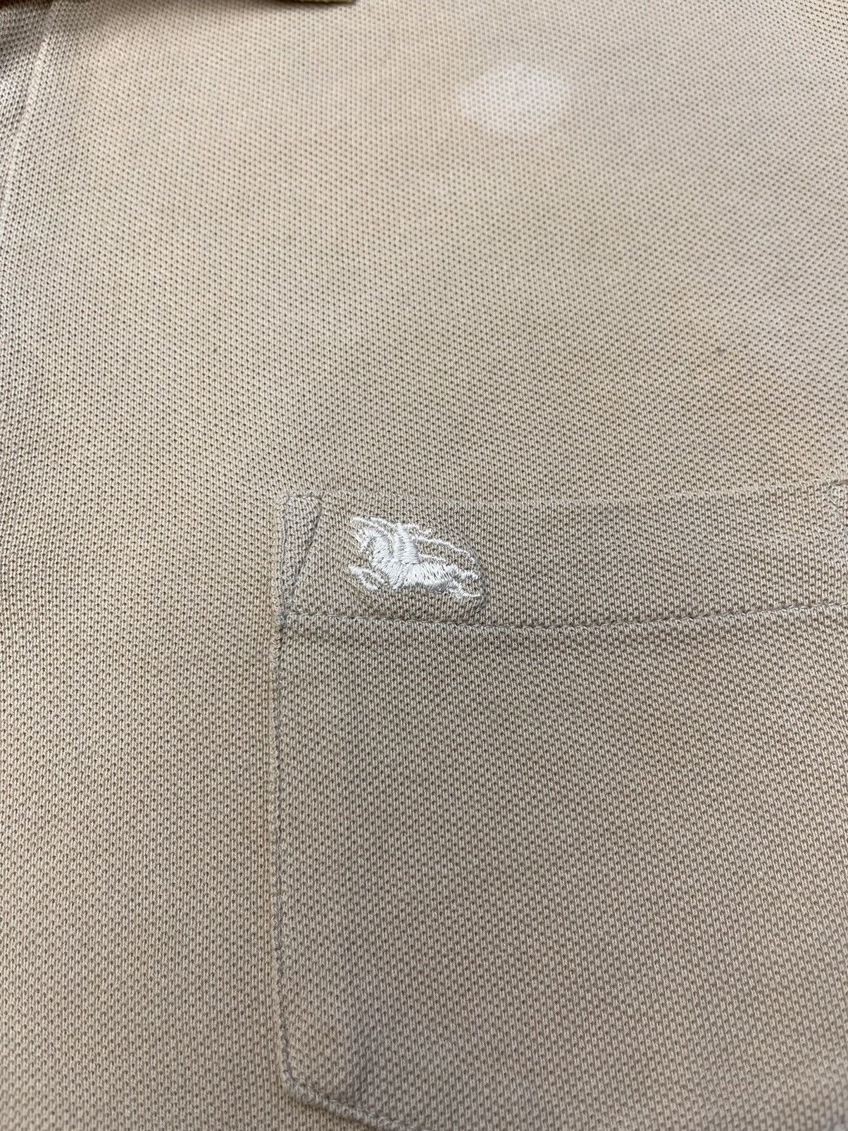 Burberry Vintage Burberry Polo Beige Y2K Size L Size US L / EU 52-54 / 3 - 6 Thumbnail
