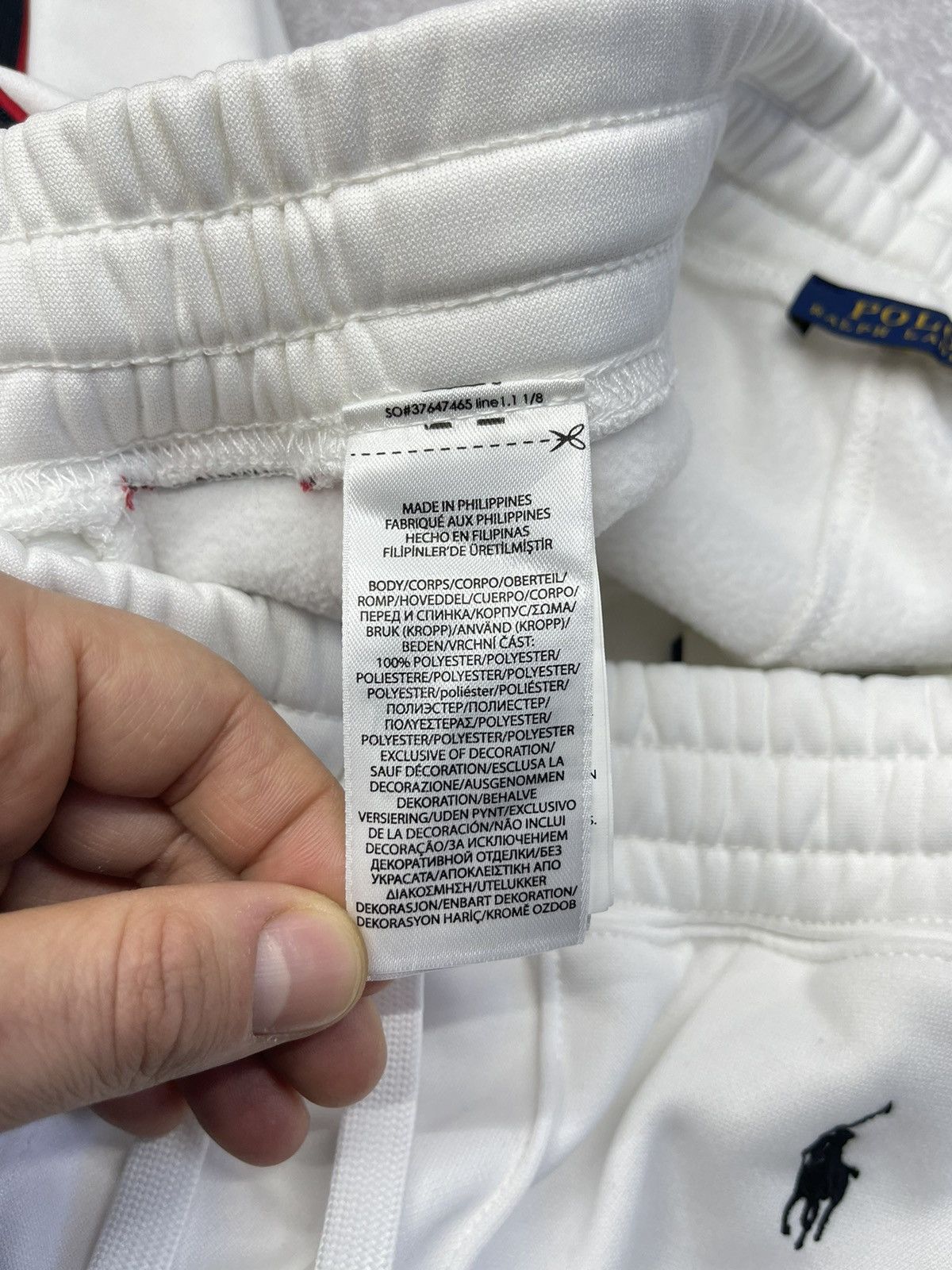 Polo Ralph Lauren × Ralph Lauren Sport × Rugby Ralph Lauren New Polo Sport Ralph Lauren Sweatpants White Lampas Women Size 24" / US 00 / IT 34 - 11 Thumbnail