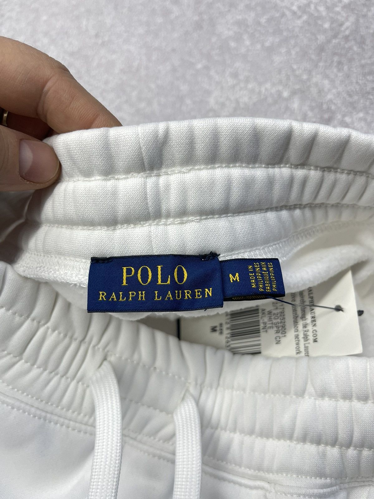 Polo Ralph Lauren × Ralph Lauren Sport × Rugby Ralph Lauren New Polo Sport Ralph Lauren Sweatpants White Lampas Women Size 24" / US 00 / IT 34 - 10 Thumbnail