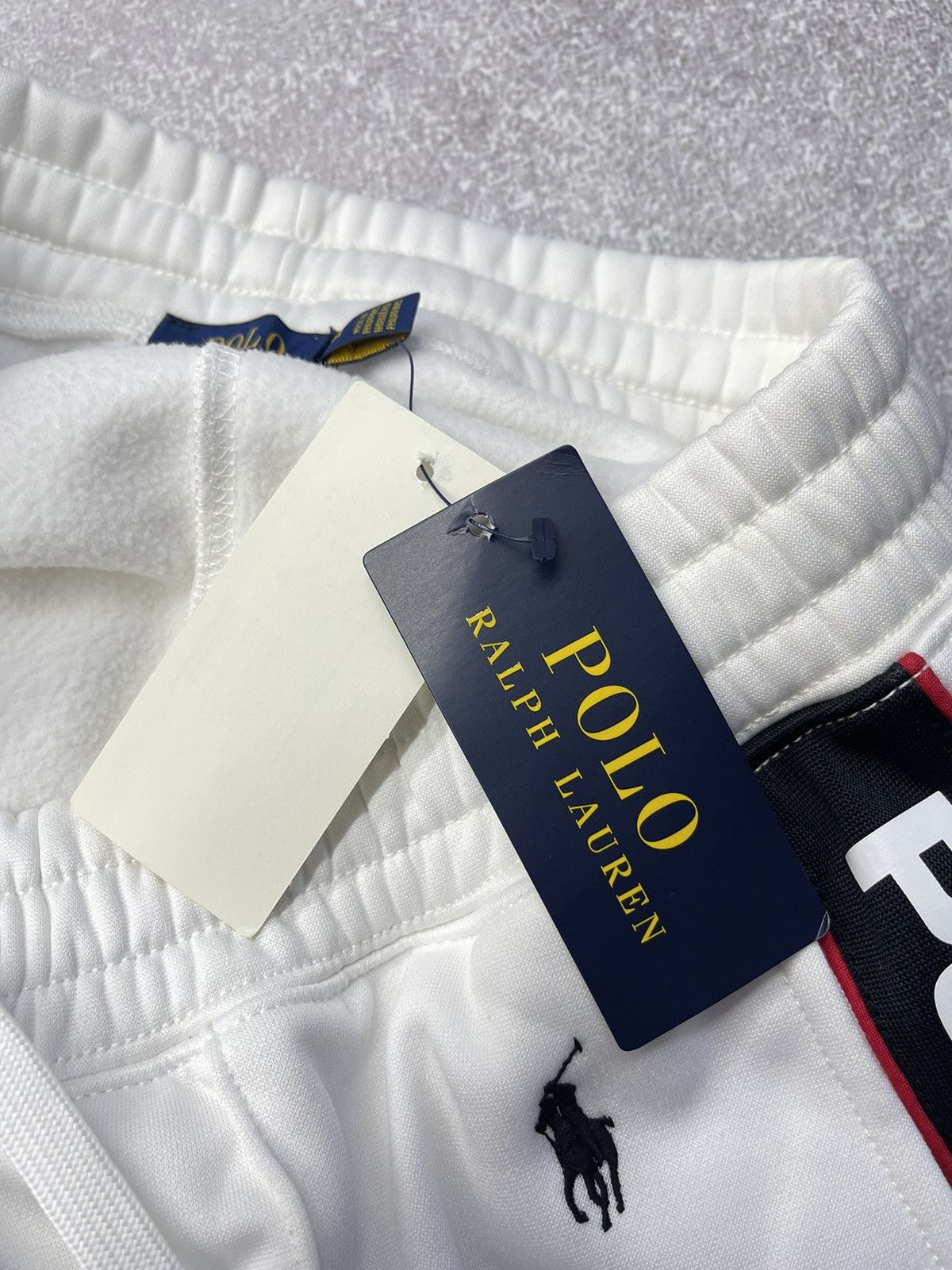 Polo Ralph Lauren × Ralph Lauren Sport × Rugby Ralph Lauren New Polo Sport Ralph Lauren Sweatpants White Lampas Women Size 24" / US 00 / IT 34 - 14 Thumbnail