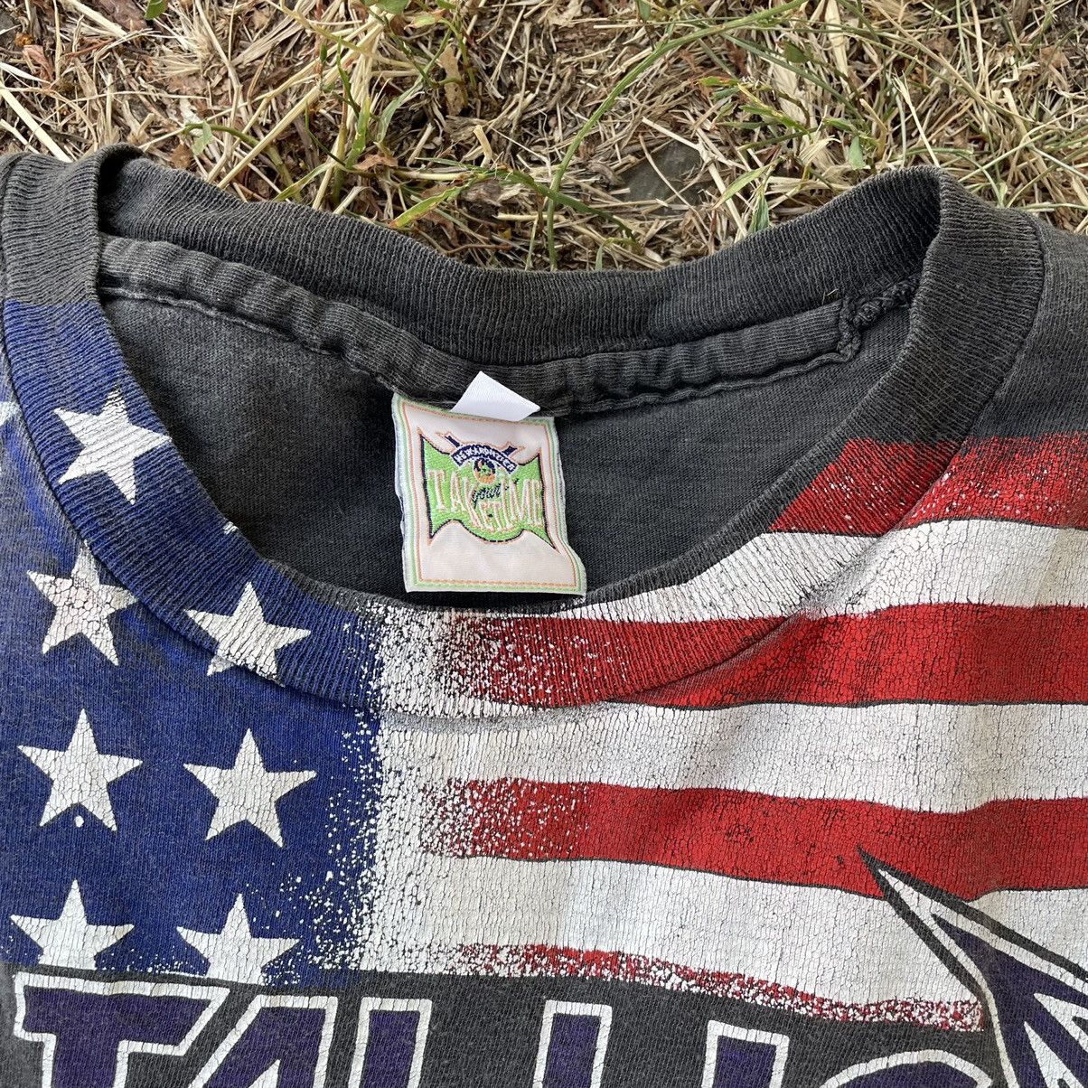 Vintage Vintage 90s Metallica Band Tee All Over Print Grunge Boxy L Size US L / EU 52-54 / 3 - 7 Thumbnail
