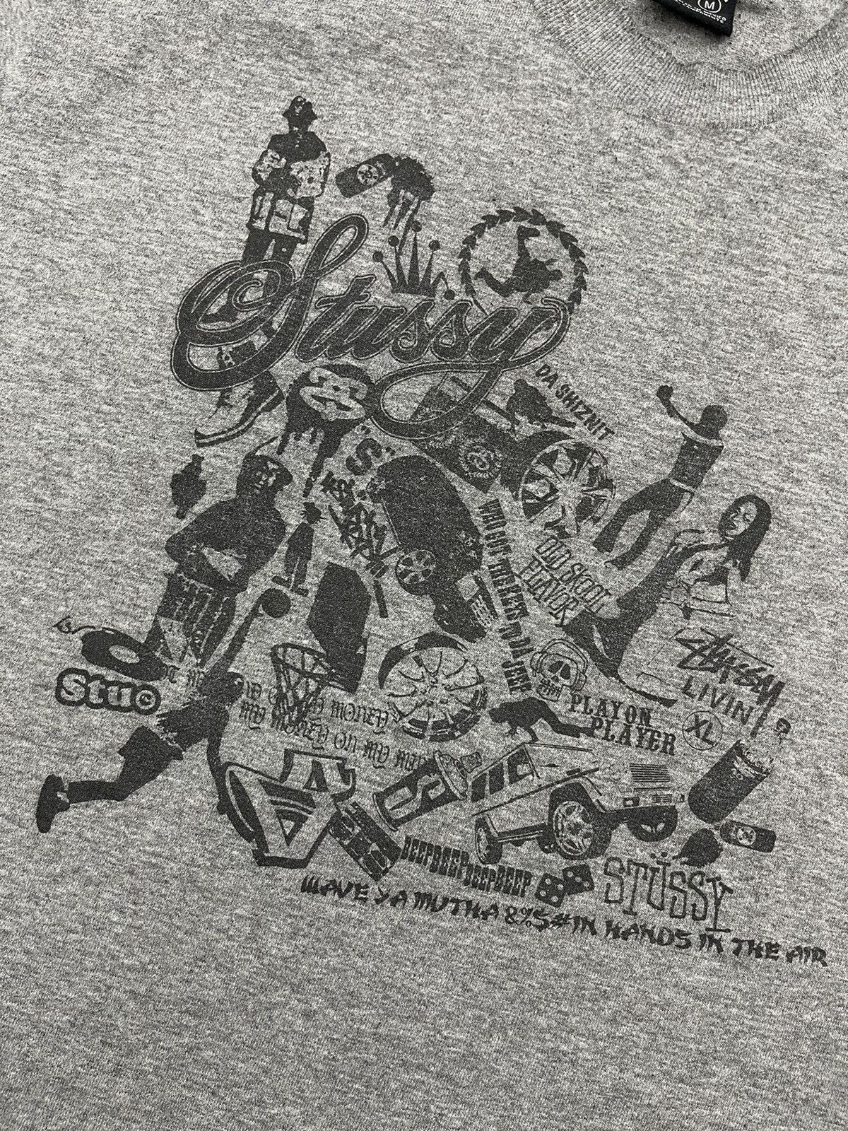 Stussy Vintage Stussy Livin T Shirt Big Logo Y2K Size US M / EU 48-50 / 2 - 6 Thumbnail