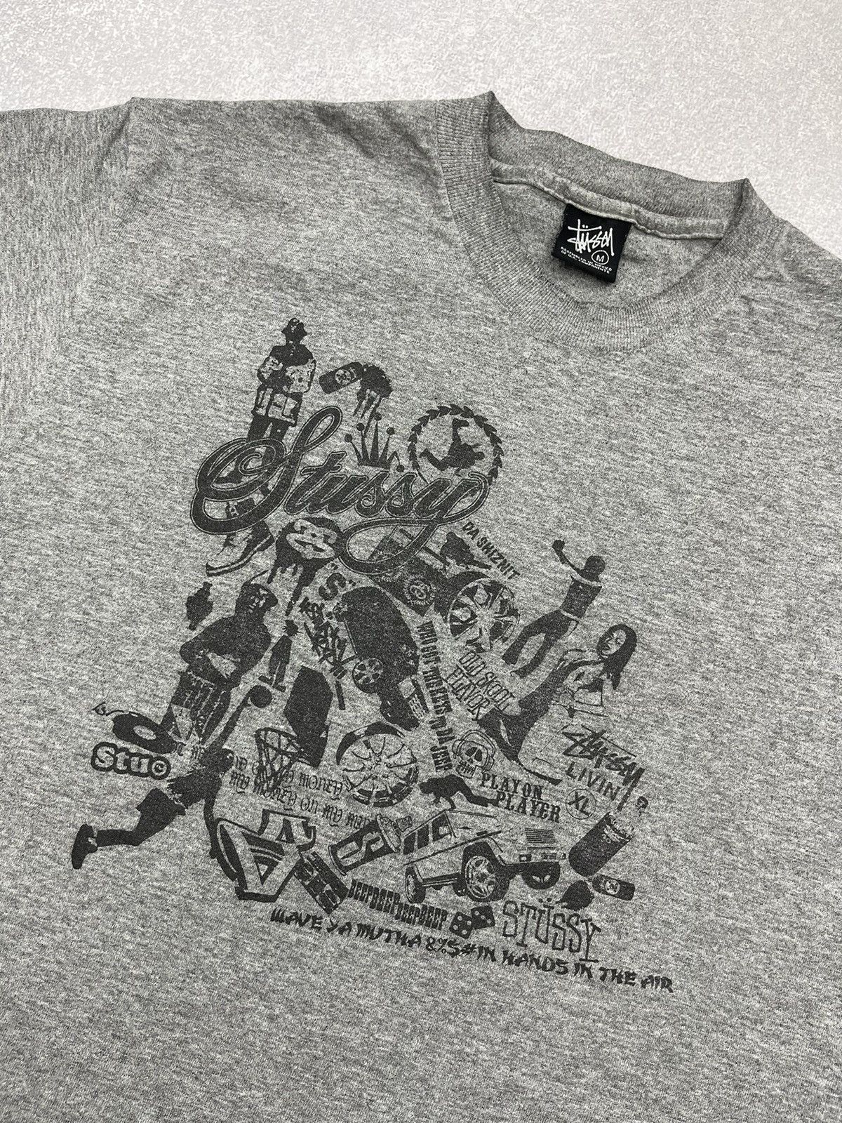 Stussy Vintage Stussy Livin T Shirt Big Logo Y2K Size US M / EU 48-50 / 2 - 5 Thumbnail