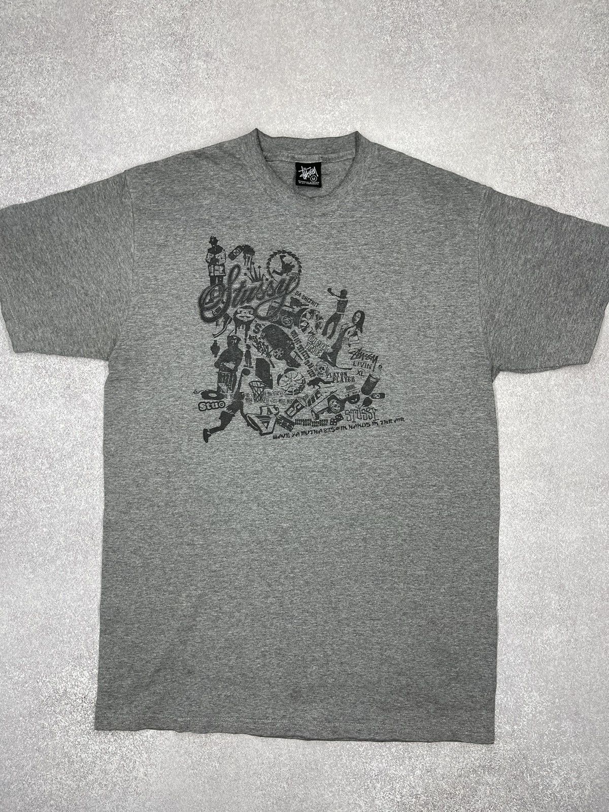 Stussy Vintage Stussy Livin T Shirt Big Logo Y2K Size US M / EU 48-50 / 2 - 2 Thumbnail