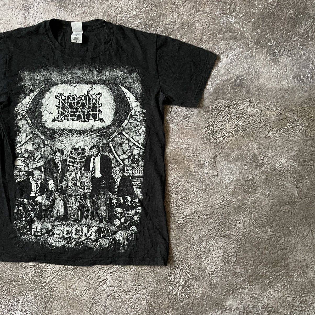 Vintage Vintage Y2K Napalm Death Graphic Tee Punk Grunge Relaxed M Size US M / EU 48-50 / 2 - 2 Thumbnail