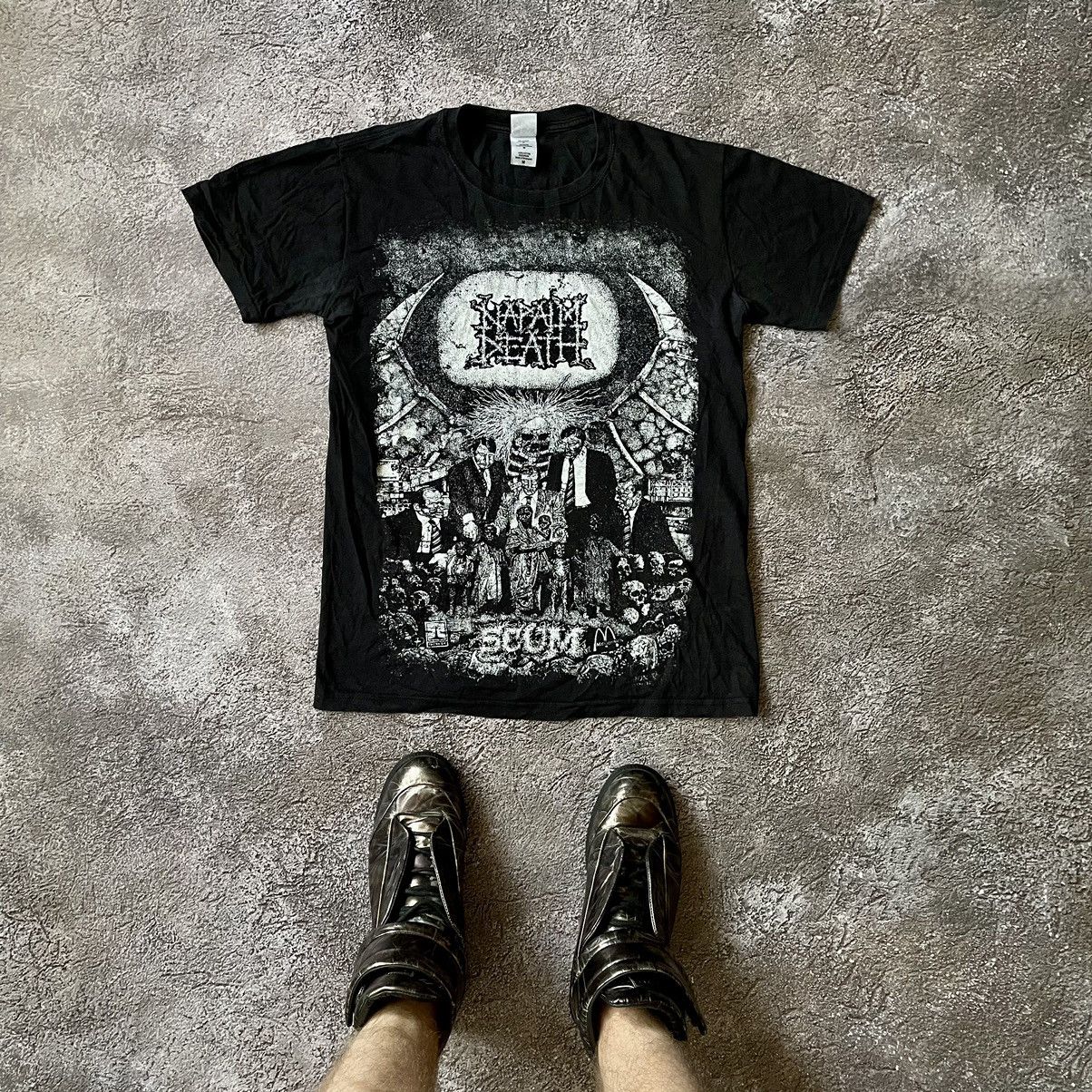 Band Tees × Vintage Vintage 80s Napalm Death rise above t