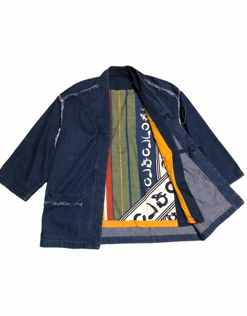 KAPITAL Kiro Hirata Indigo Sashiko Blue Denim Kimono Japan